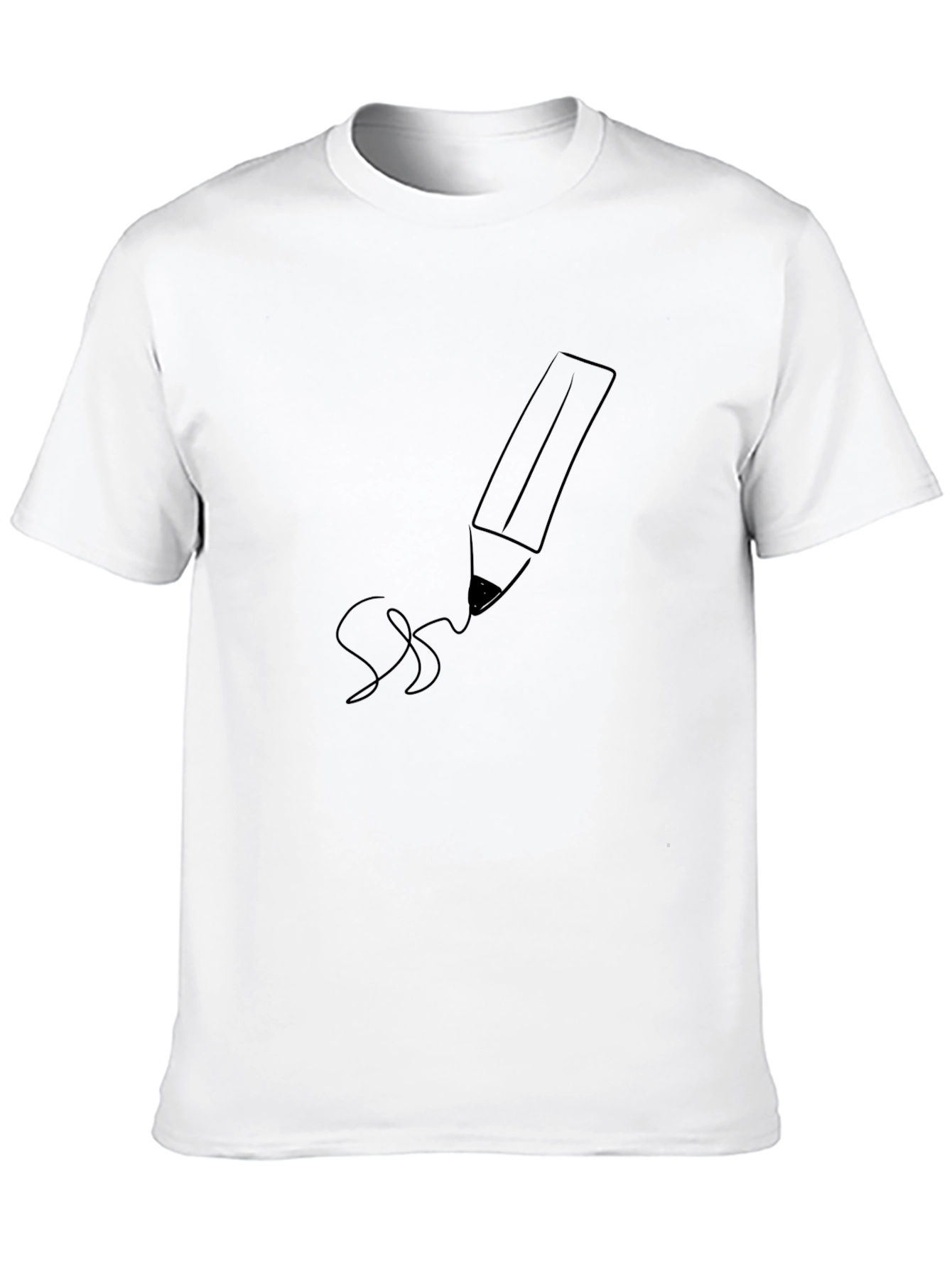 Minimalist Pencil Sketch T-Shirt