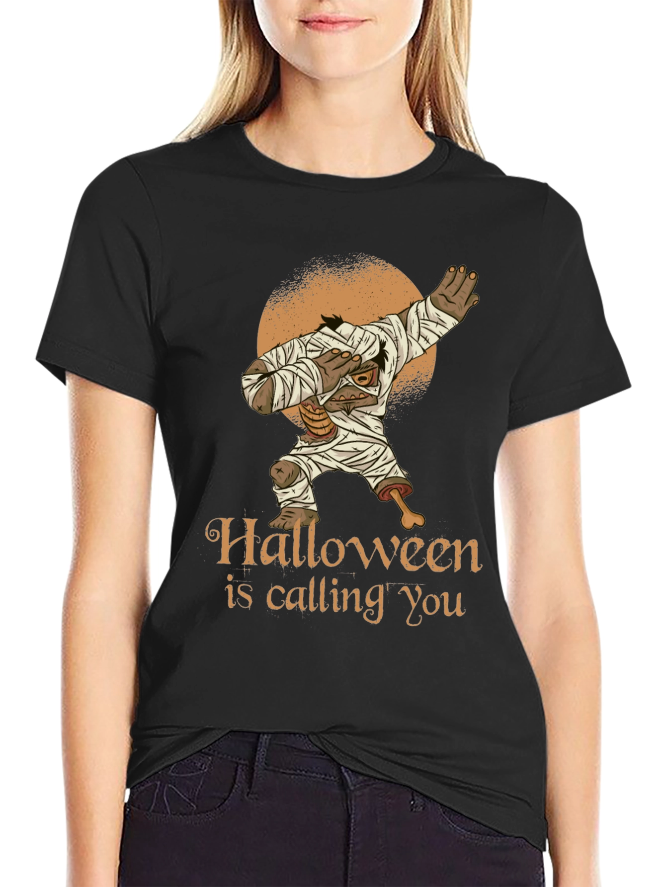 Halloween Mummy Dab T-Shirt