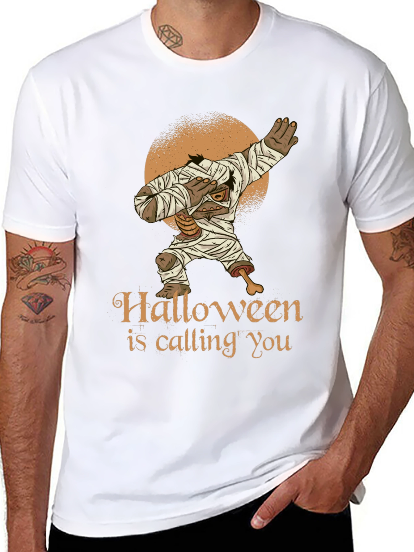 Halloween Mummy Dab T-Shirt