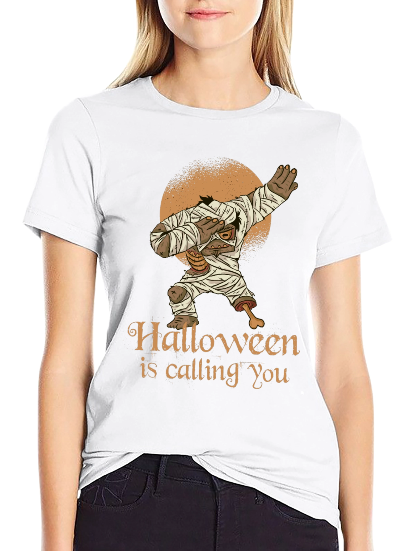 Halloween Mummy Dab T-Shirt
