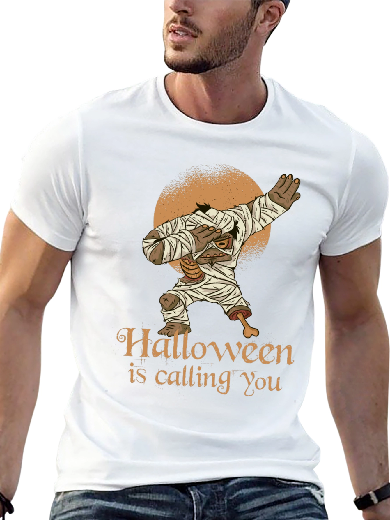 Halloween Mummy Dab T-Shirt