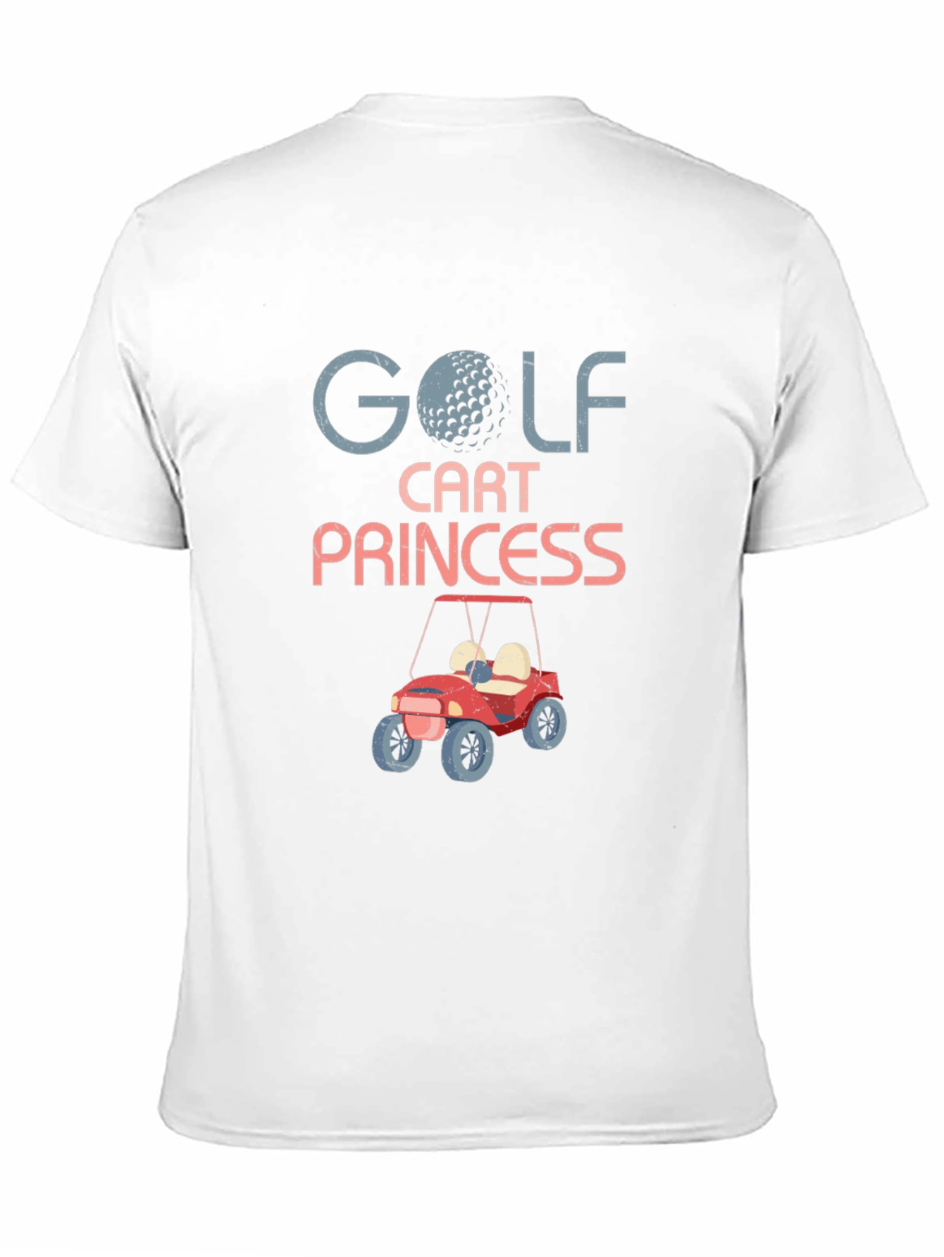 Golf Cart Princess Graphic Tee