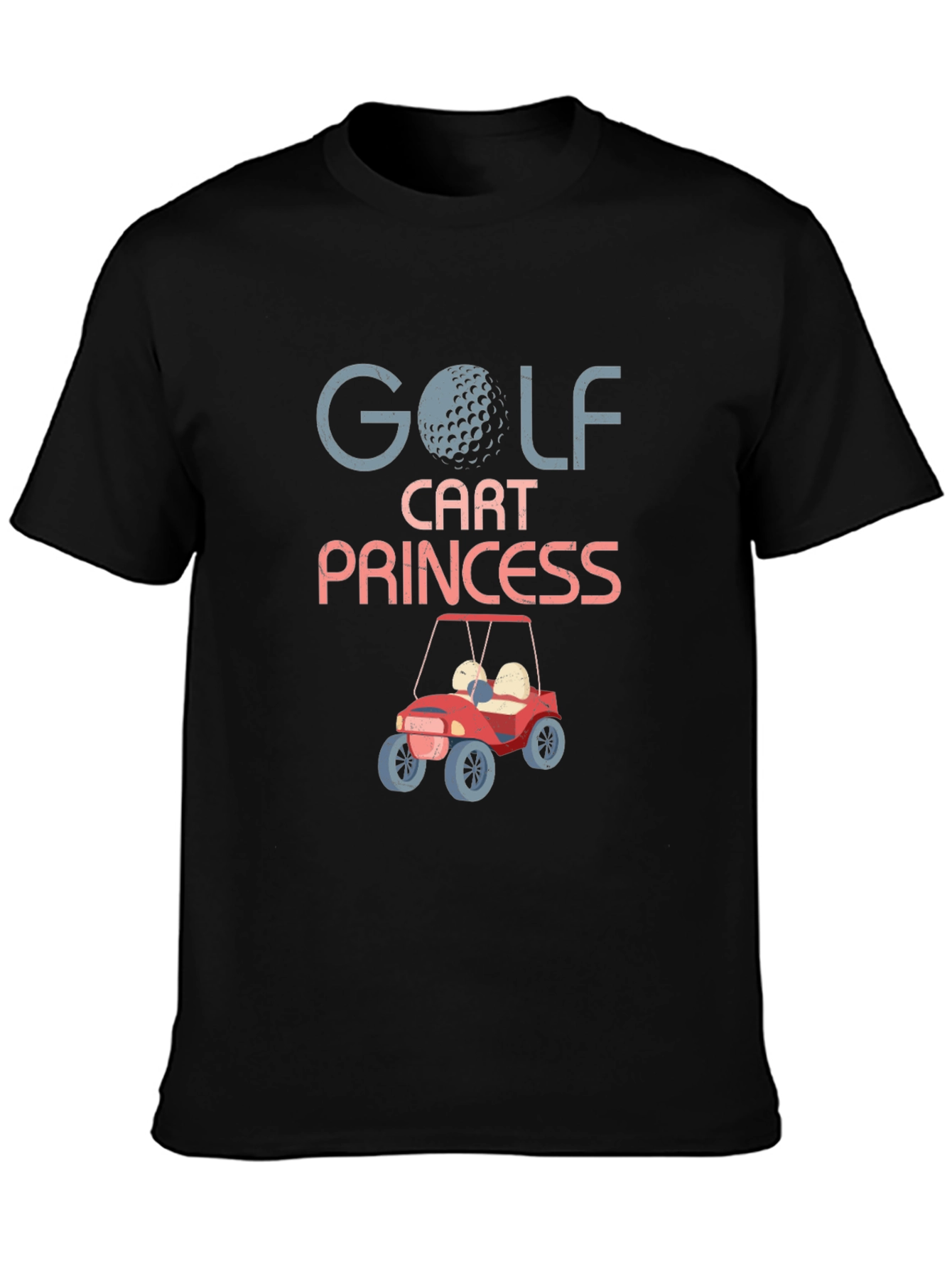 Golf Cart Princess Graphic Tee