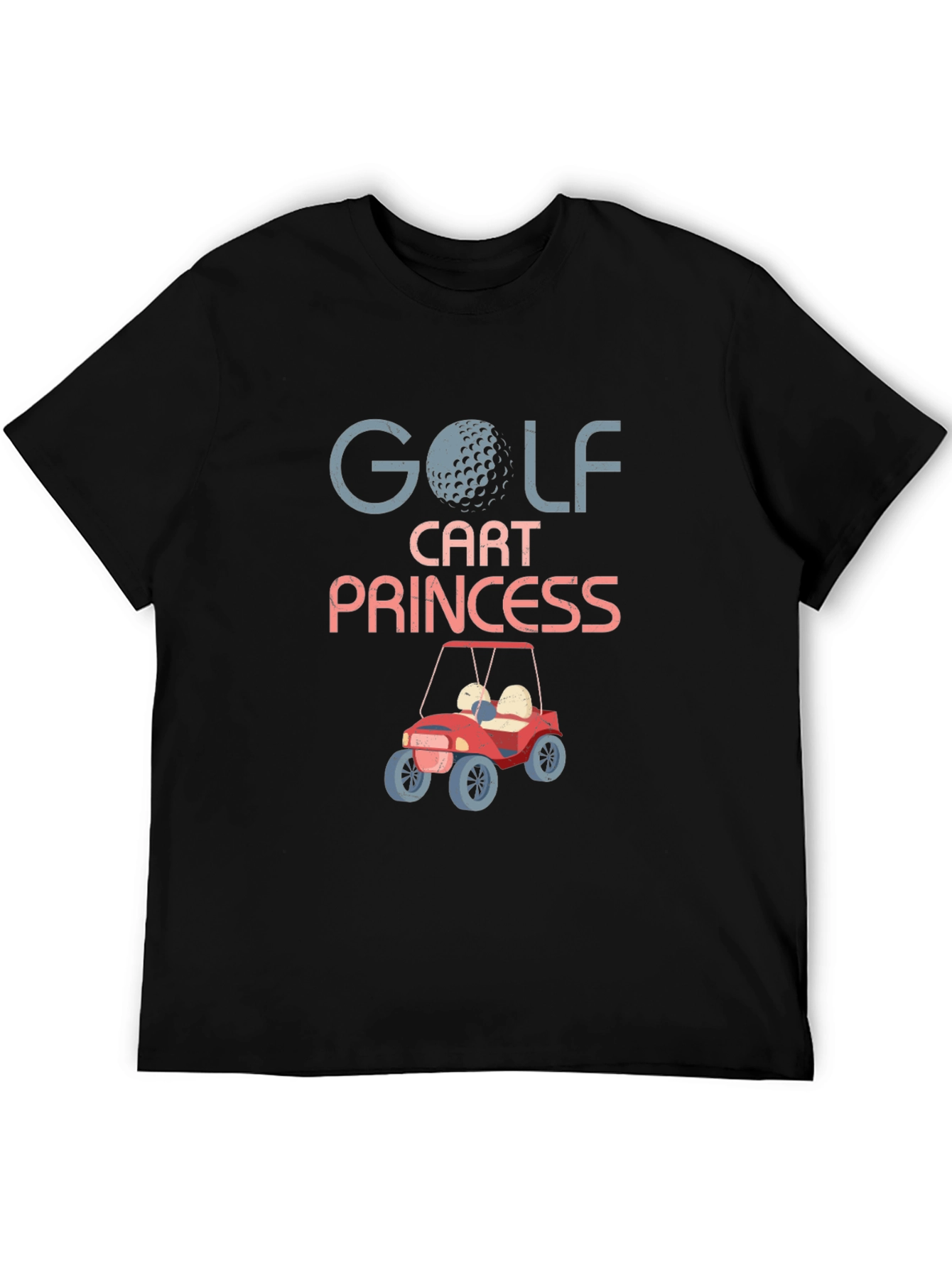Golf Cart Princess Graphic Tee