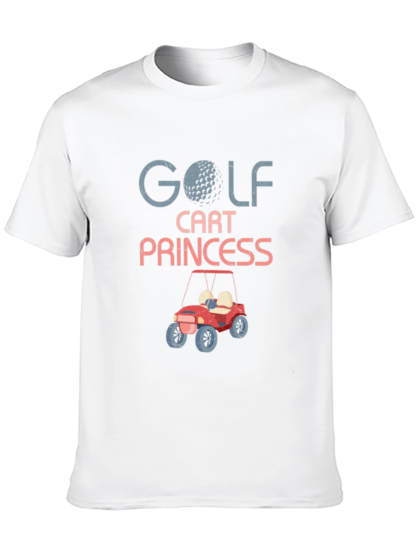 Golf Cart Princess Graphic Tee