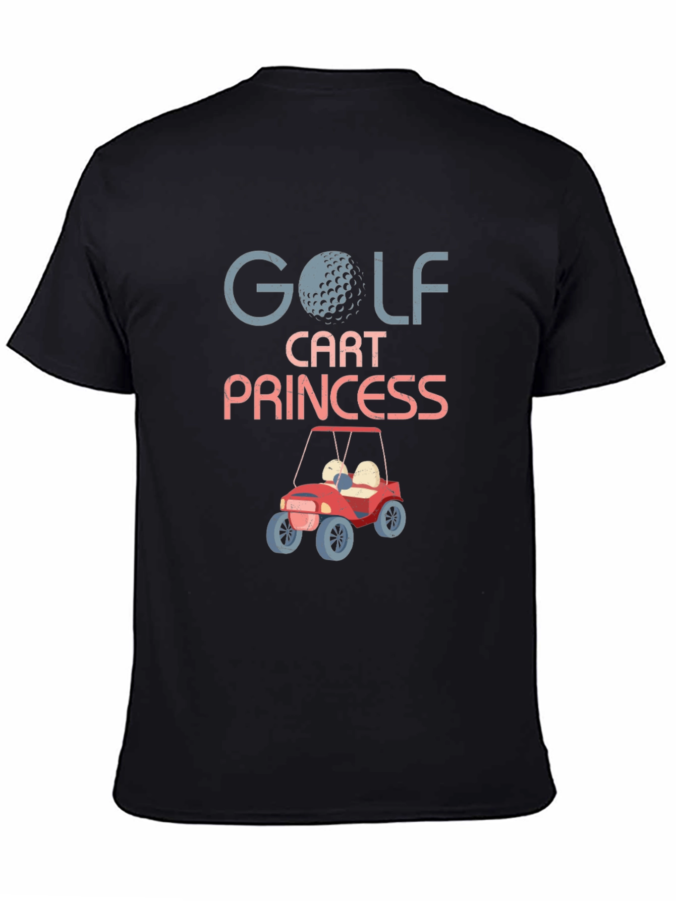 Golf Cart Princess Graphic Tee