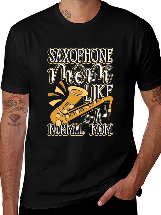Saxophone Mom T-Shirt - Musical Instrument Design