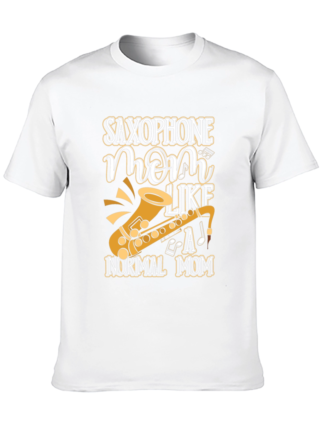 Saxophone Mom T-Shirt - Musical Instrument Design