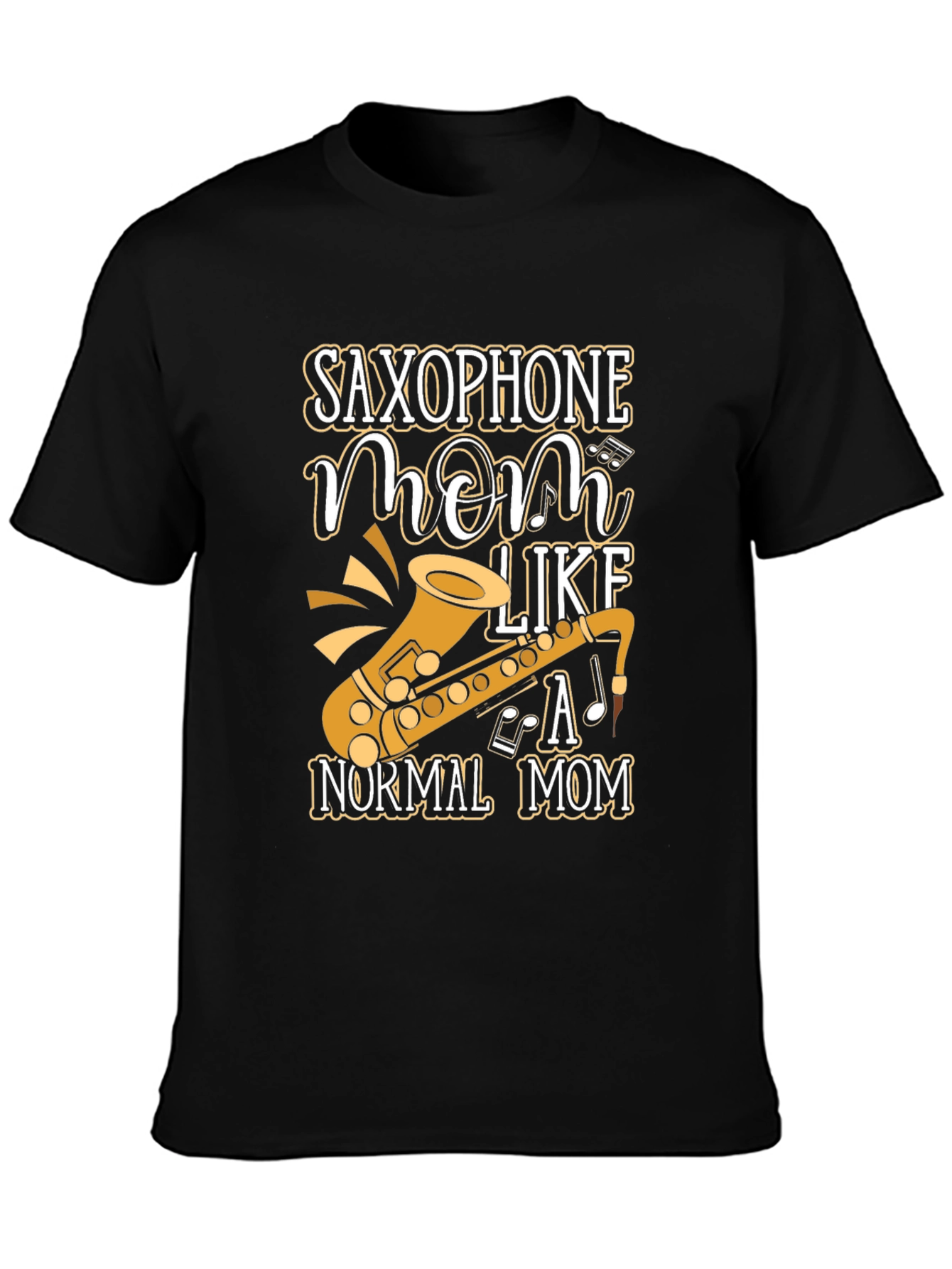 Saxophone Mom T-Shirt - Musical Instrument Design