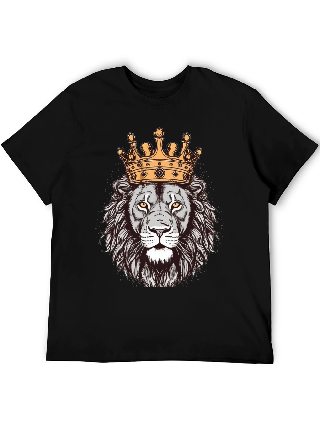 Lion King Graphic Tee - Black Cotton T-Shirt