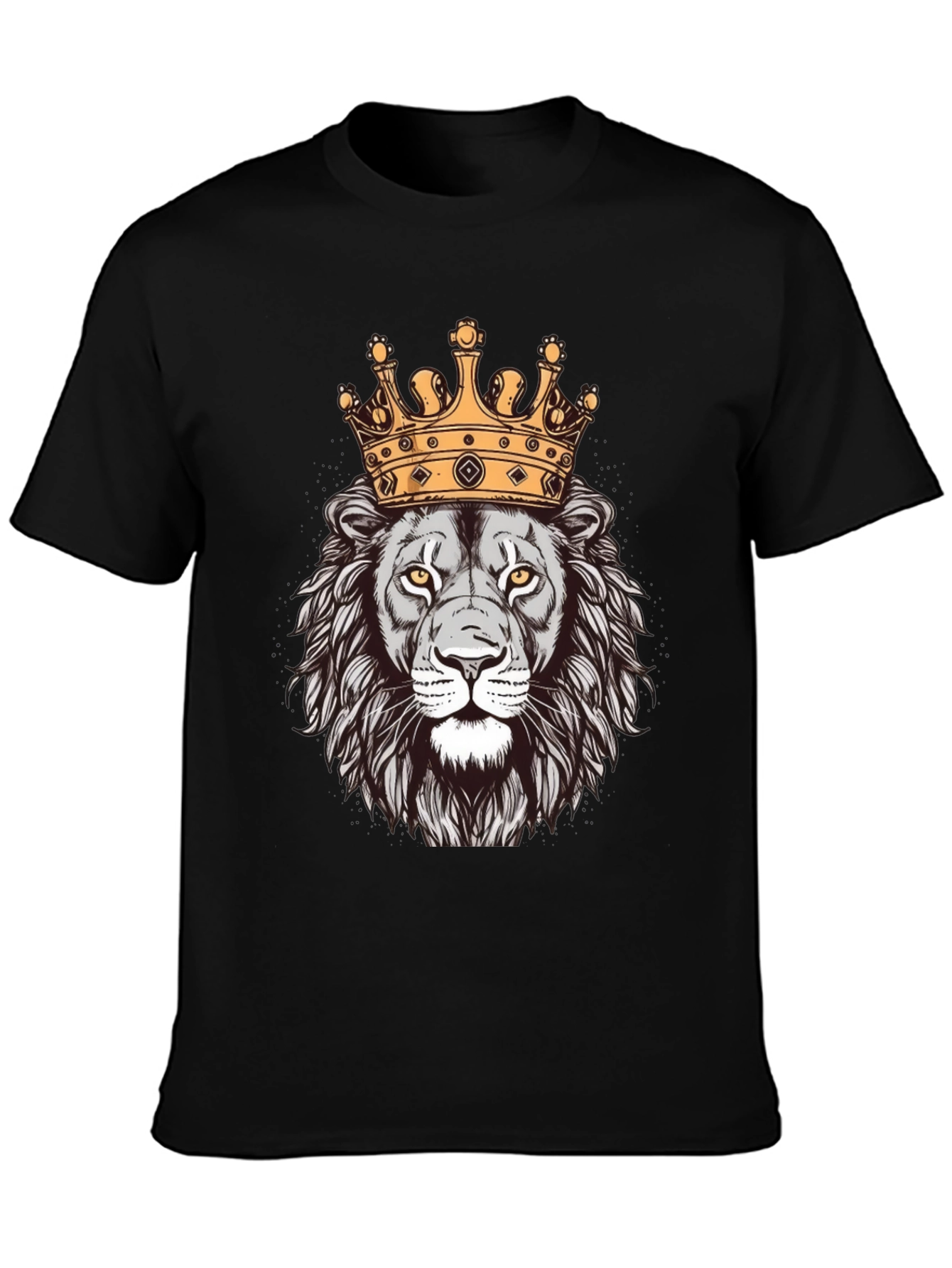 Lion King Graphic Tee - Black Cotton T-Shirt