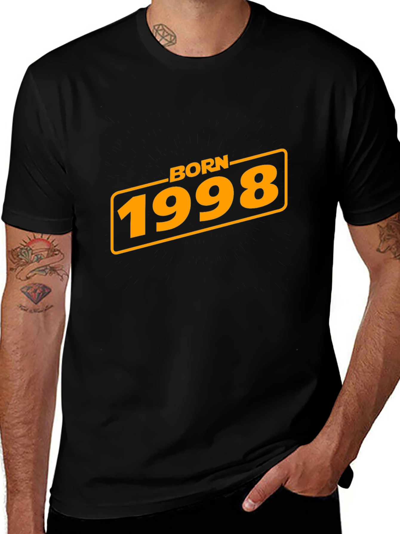 Born in 1998 Black T-Shirt
