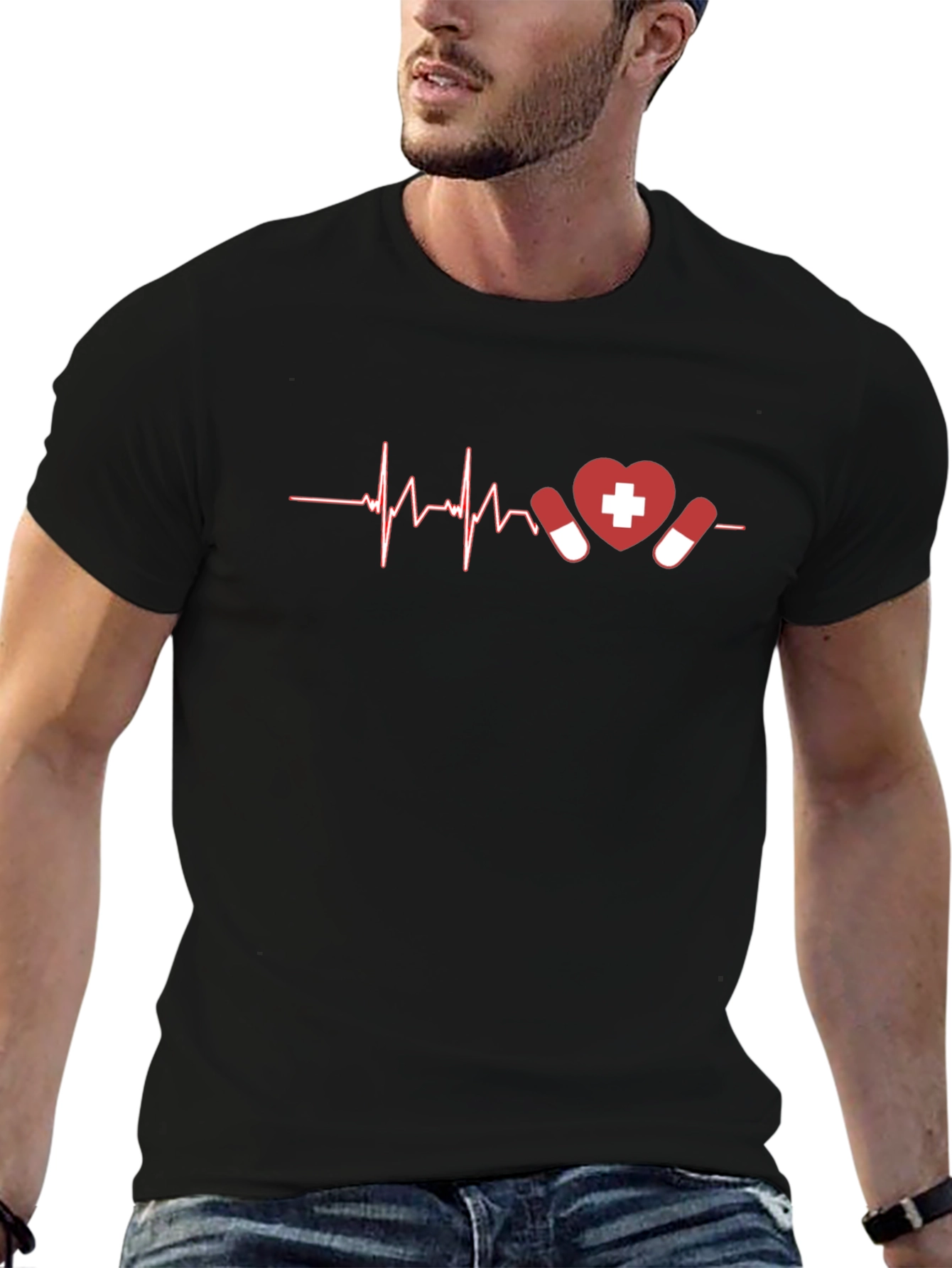 Medical Heartbeat T-Shirt - Healthcare Apparel