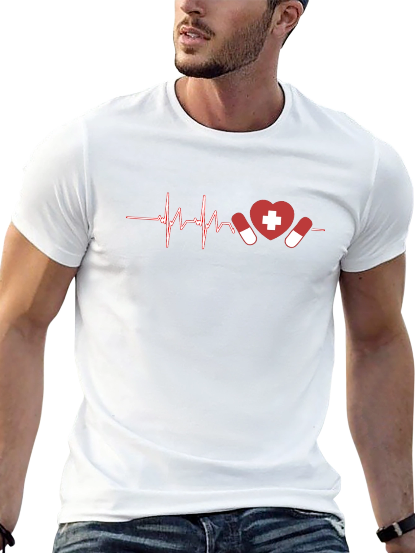 Medical Heartbeat T-Shirt - Healthcare Apparel