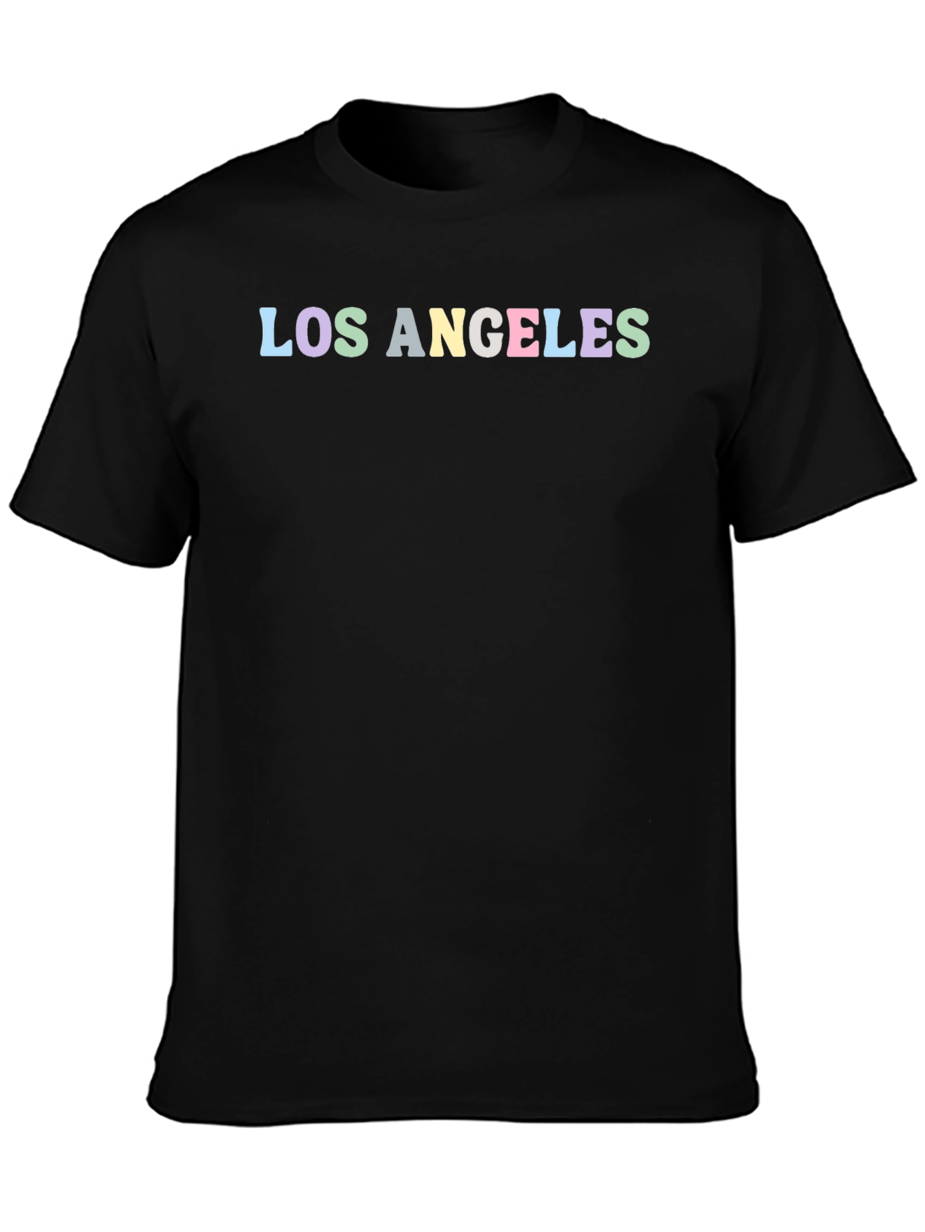 Los Angeles Graphic Black T-Shirt