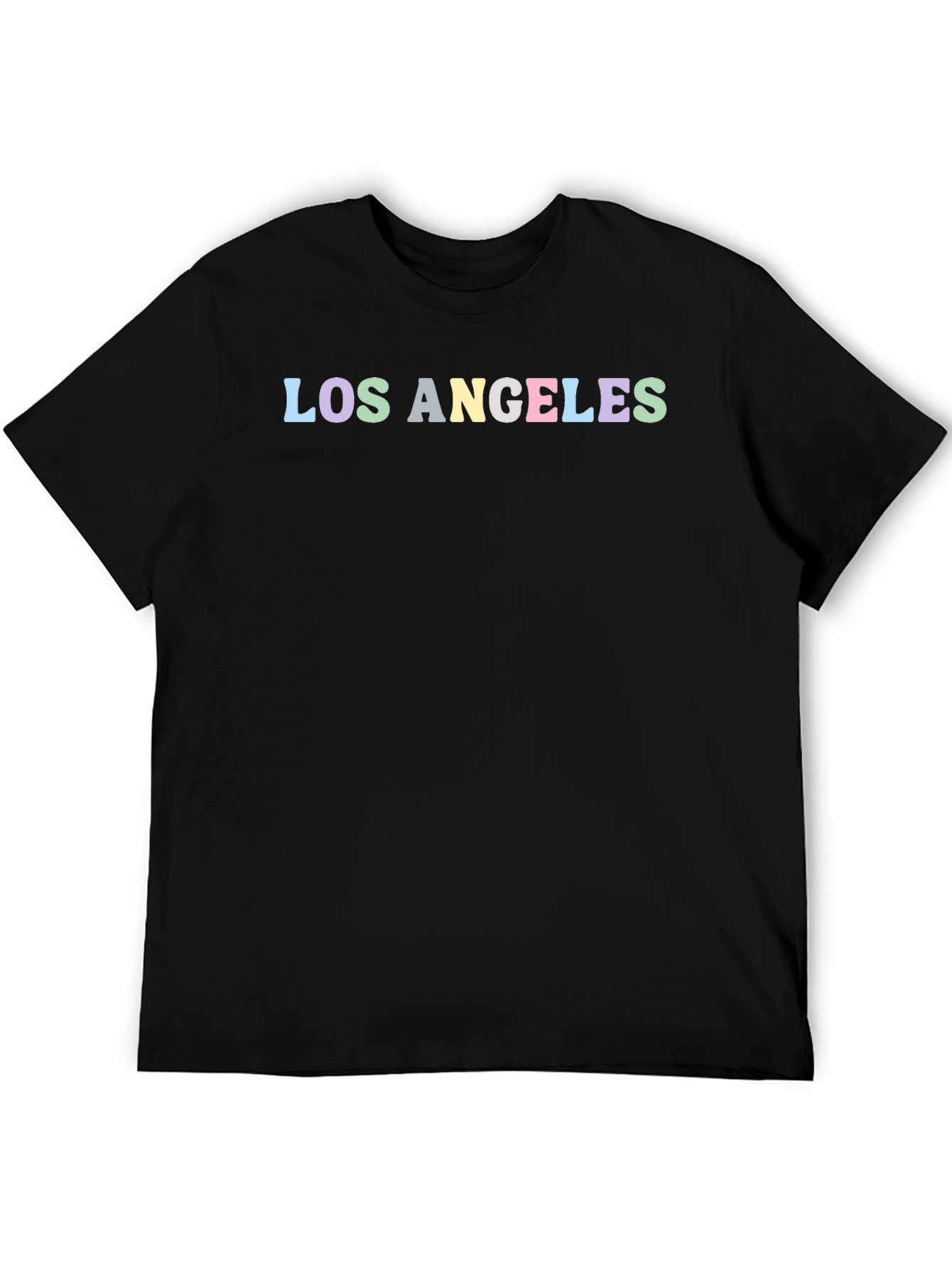 Los Angeles Graphic Black T-Shirt