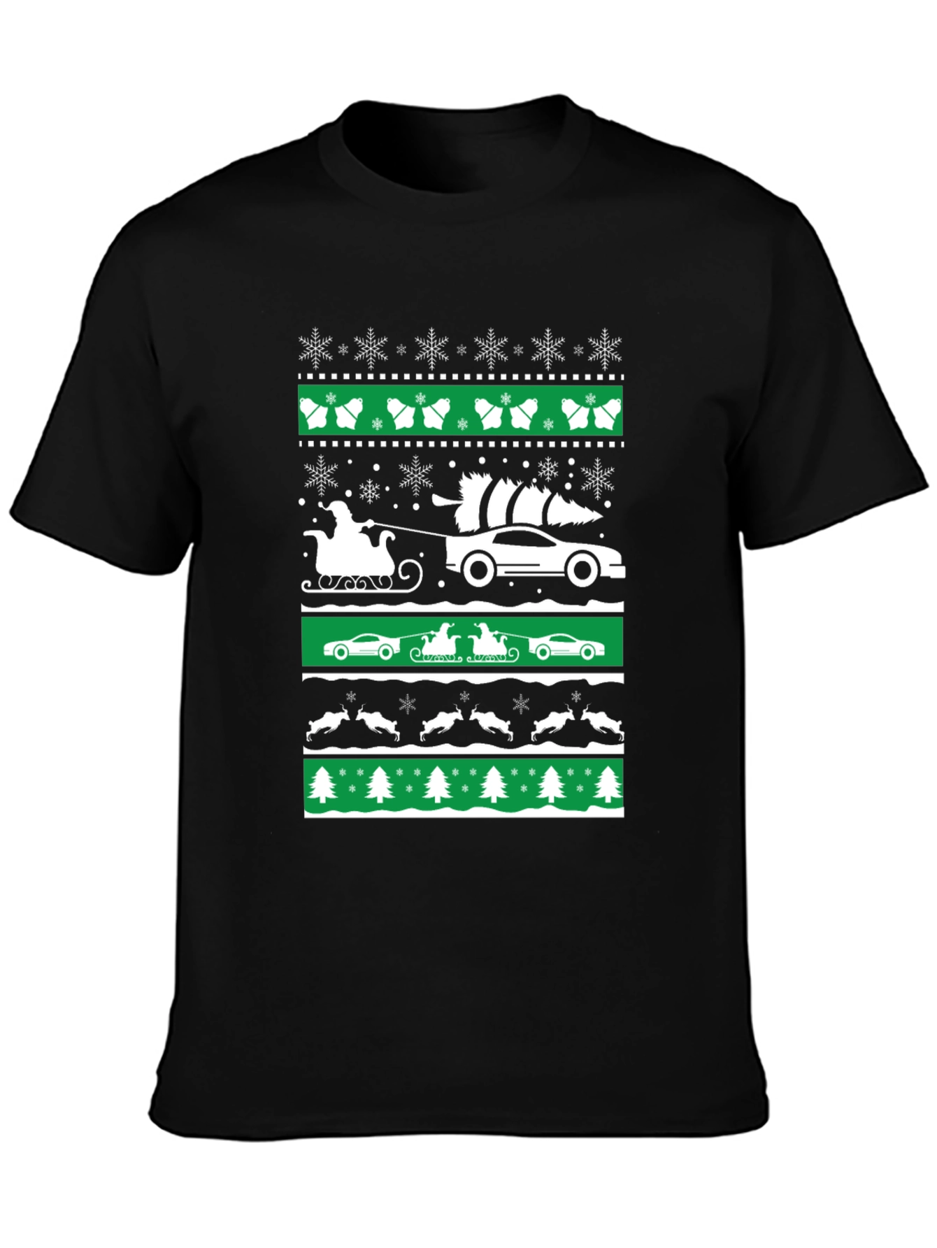 Festive Car Christmas T-Shirt