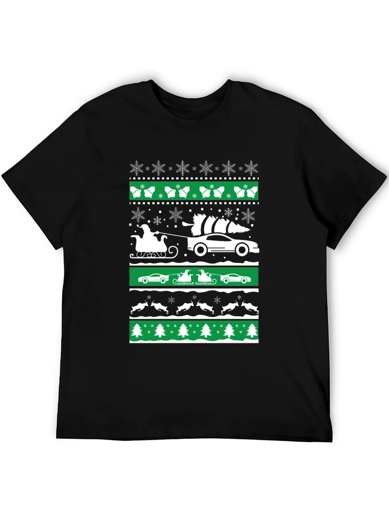 Festive Car Christmas T-Shirt