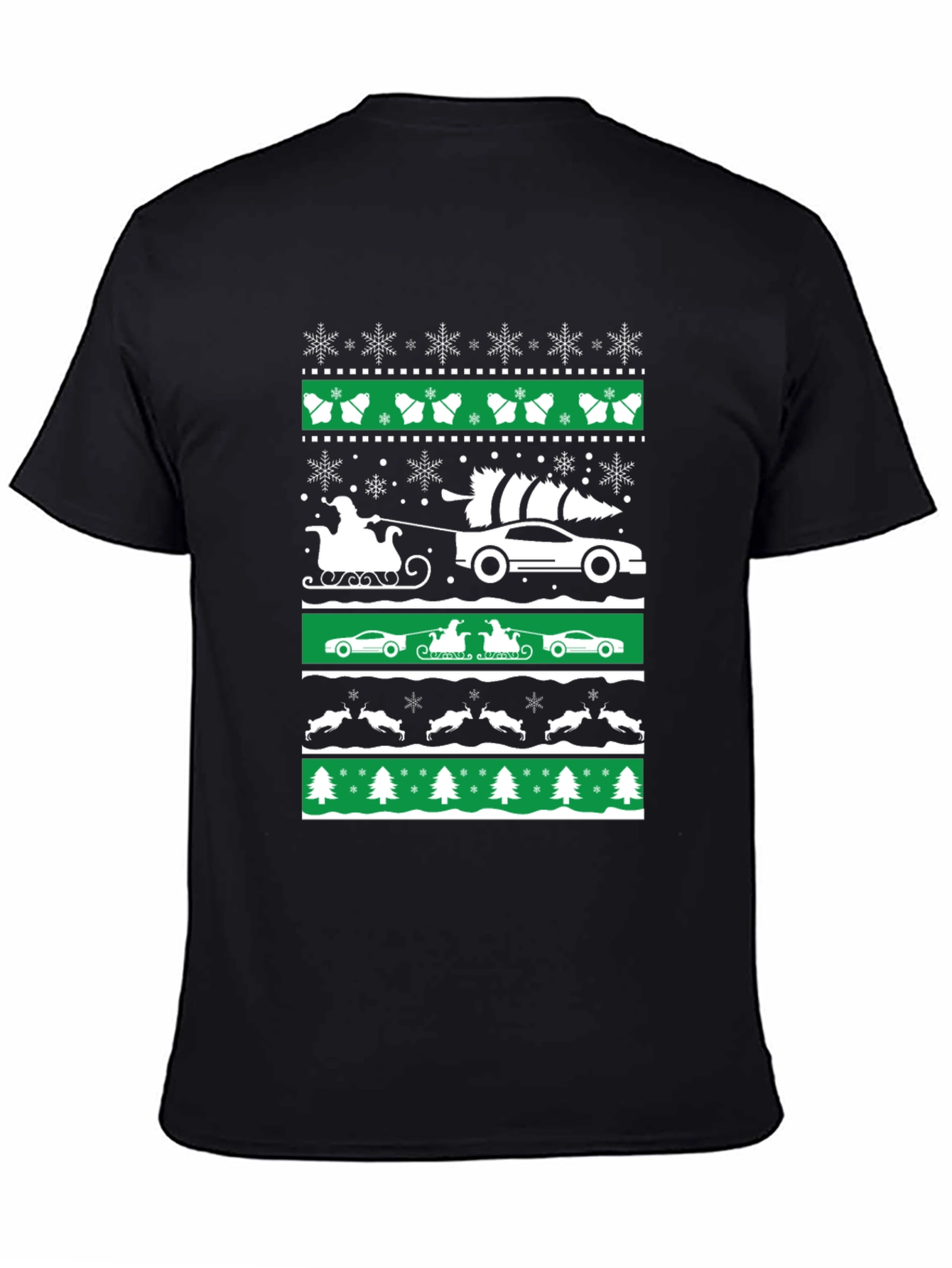 Festive Car Christmas T-Shirt
