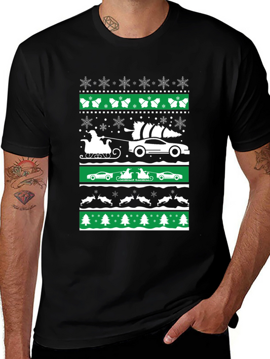 Festive Car Christmas T-Shirt