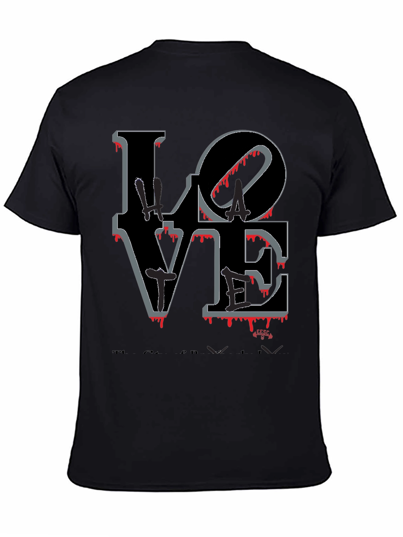 Bloody Love Graphic T-Shirt - Mens Crew Neck Tee