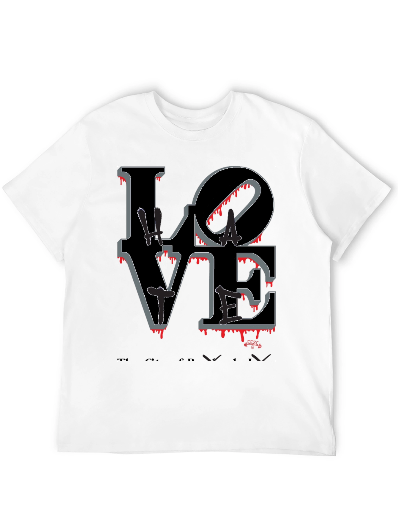 Bloody Love Graphic T-Shirt - Mens Crew Neck Tee