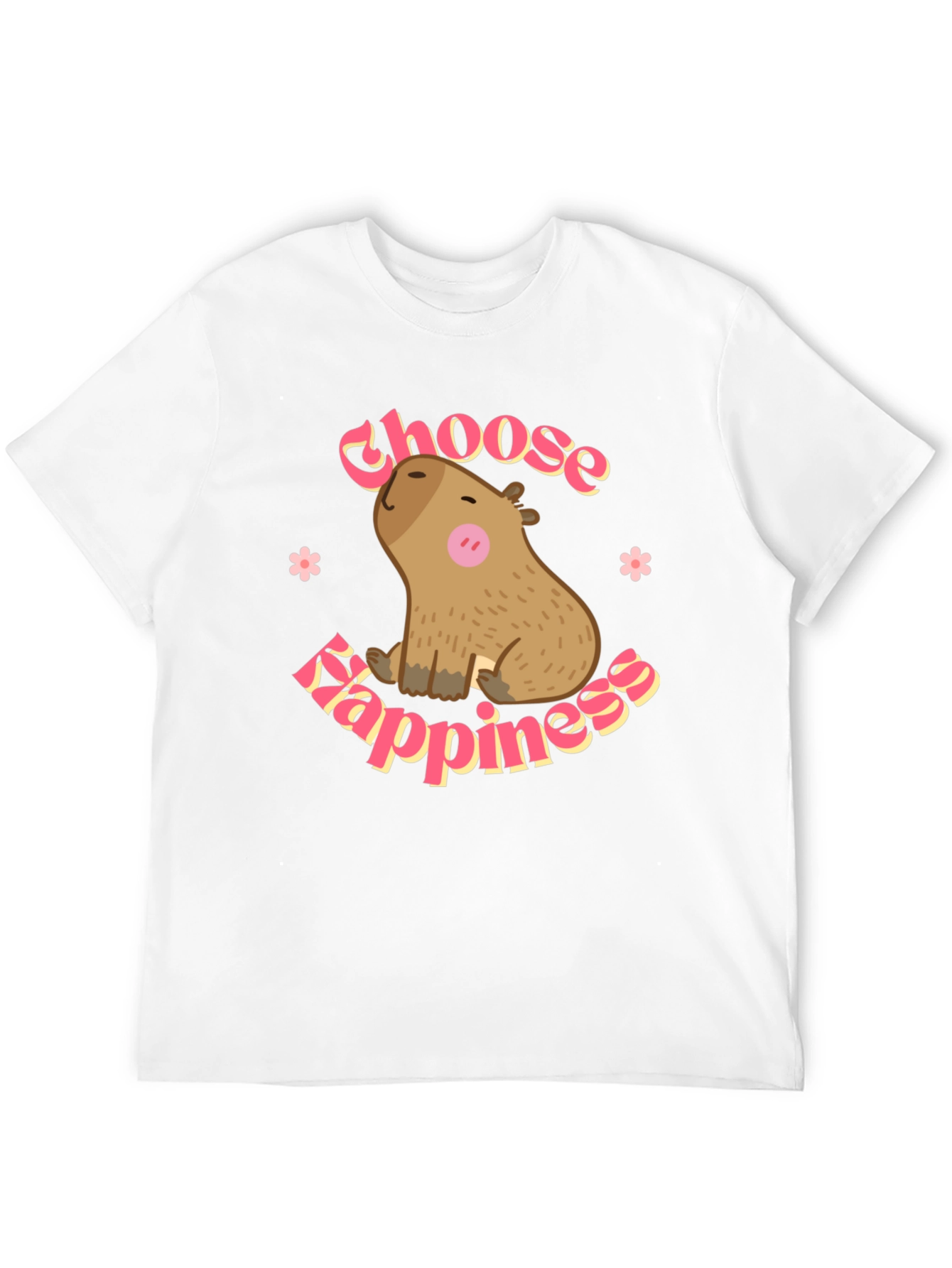 Choose Happiness Capybara T-Shirt