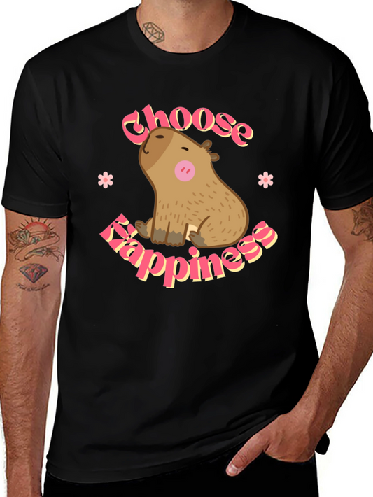 Choose Happiness Capybara T-Shirt