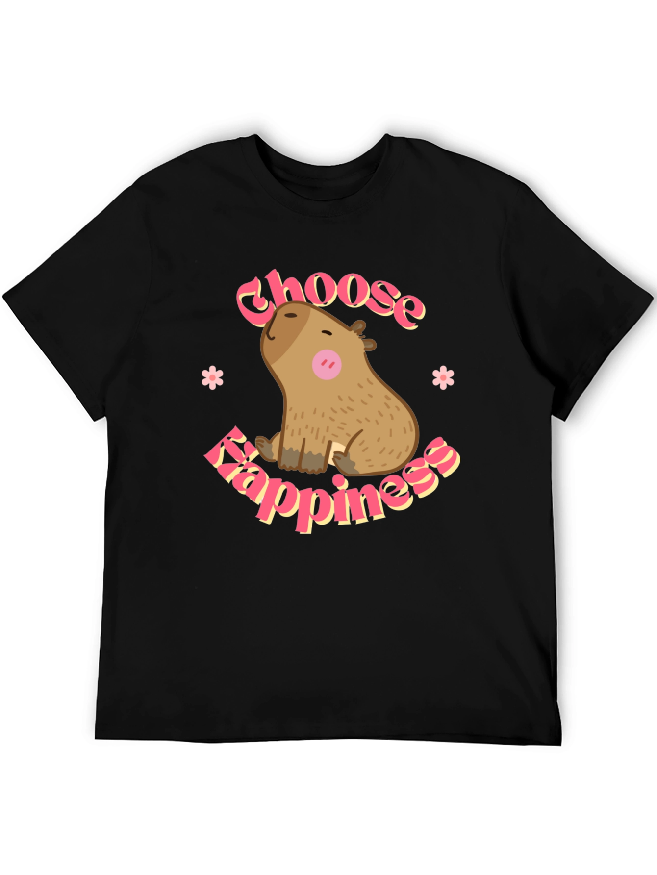 Choose Happiness Capybara T-Shirt
