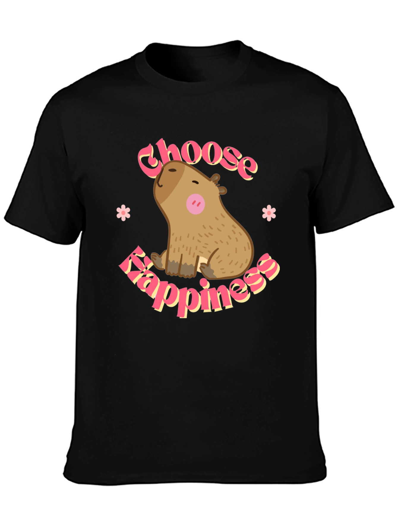 Choose Happiness Capybara T-Shirt