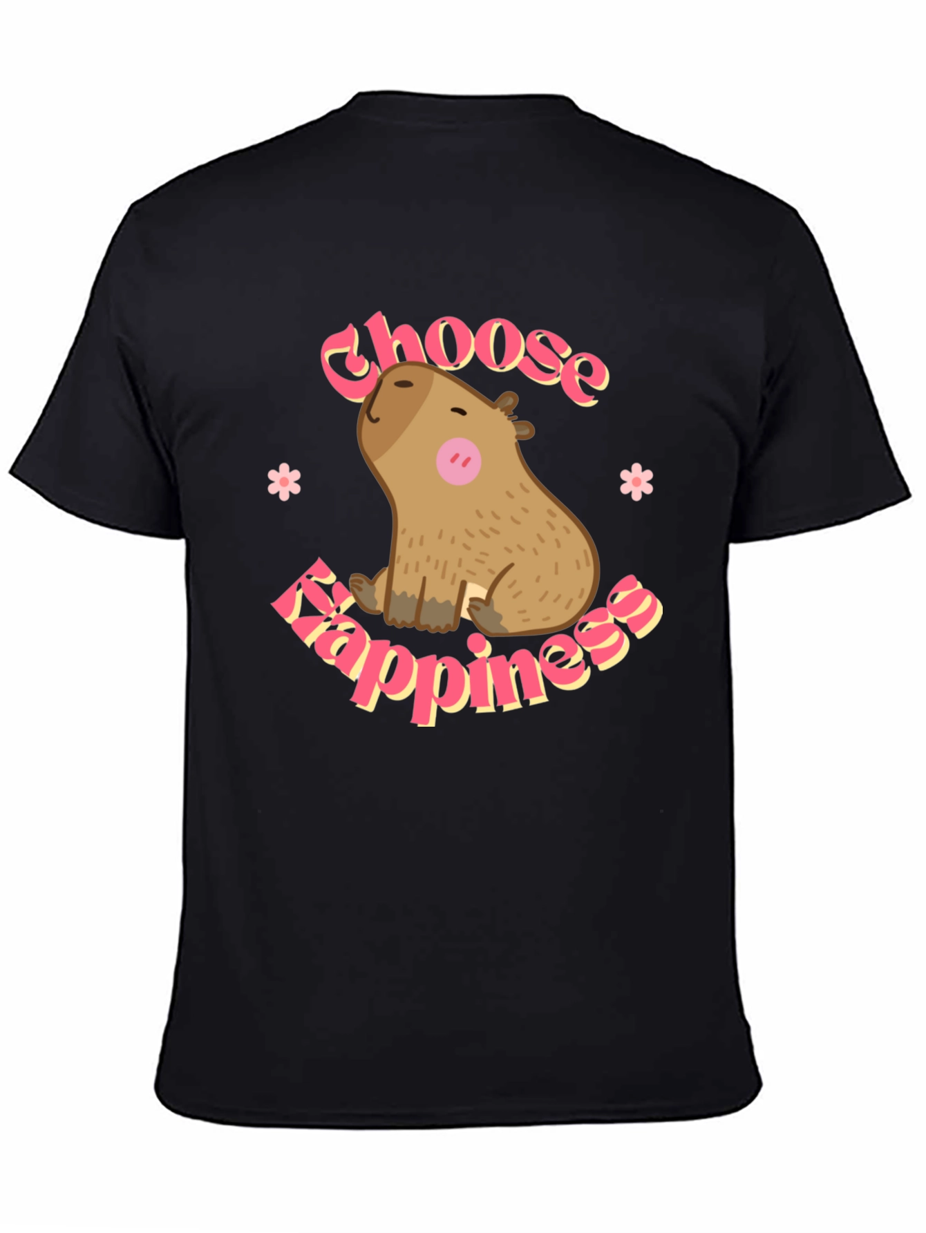 Choose Happiness Capybara T-Shirt