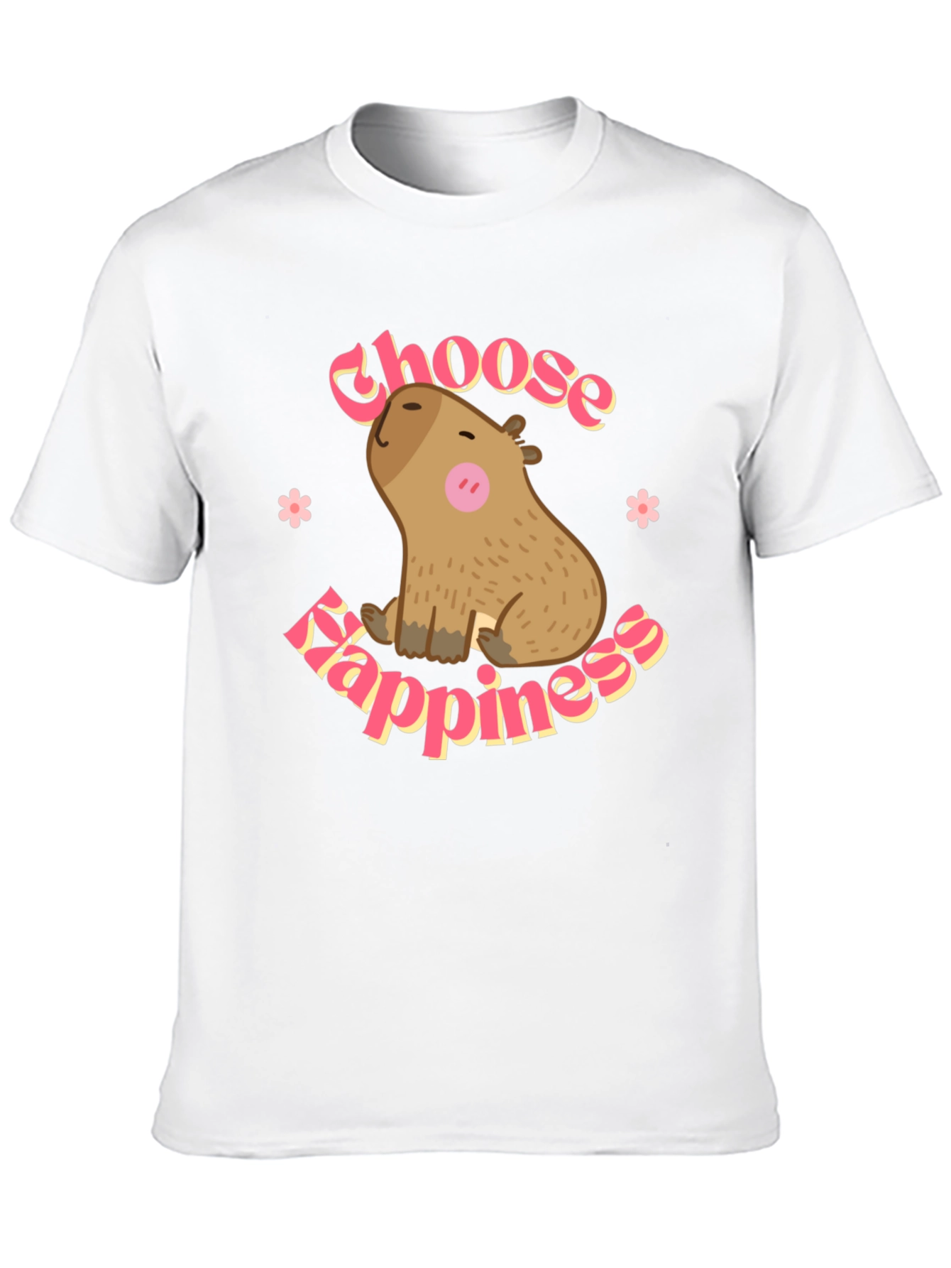 Choose Happiness Capybara T-Shirt
