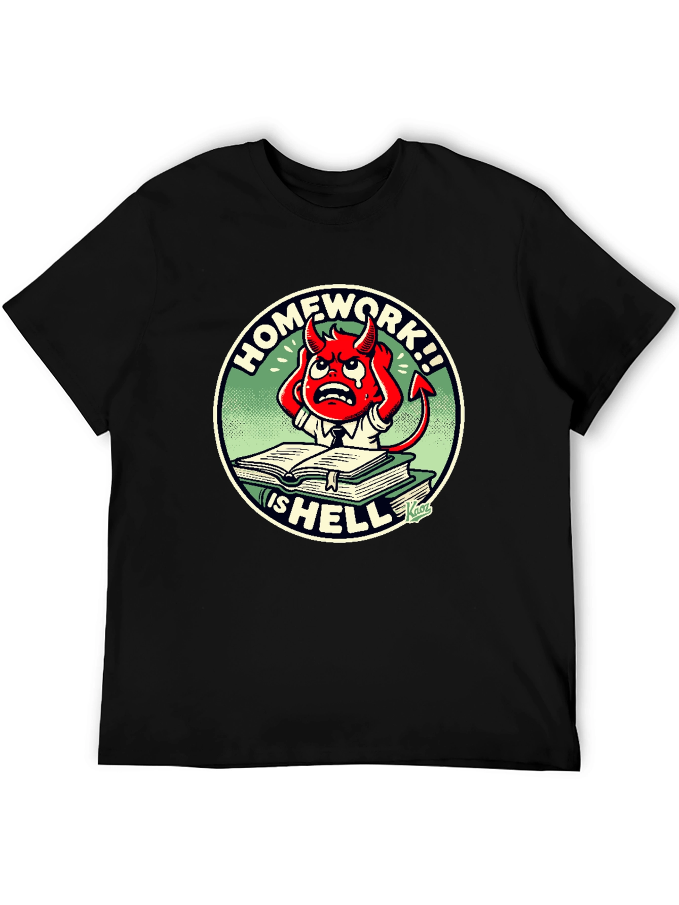 Homework is Hell T-Shirt - Devilish Design!