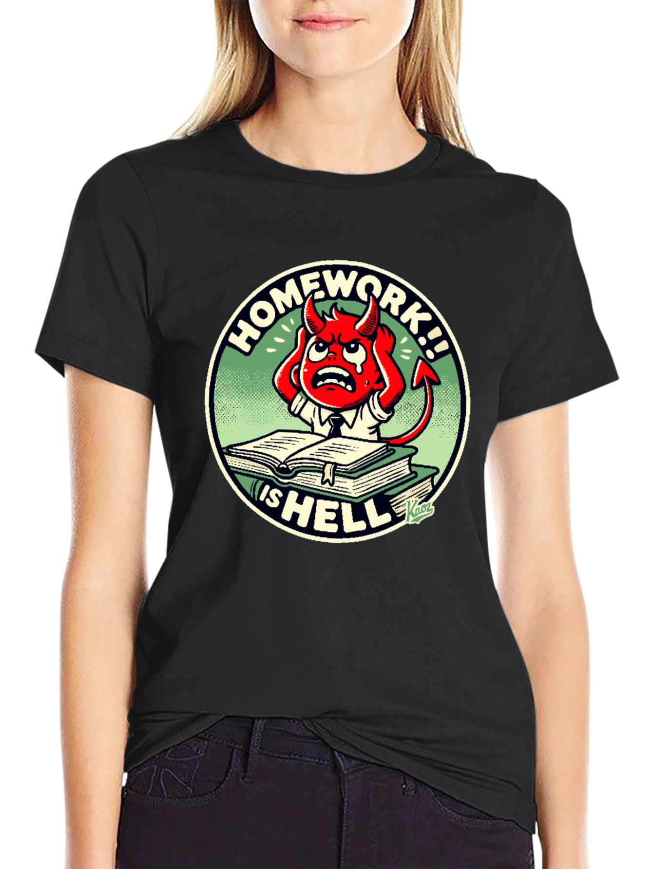 Homework is Hell T-Shirt - Devilish Design!