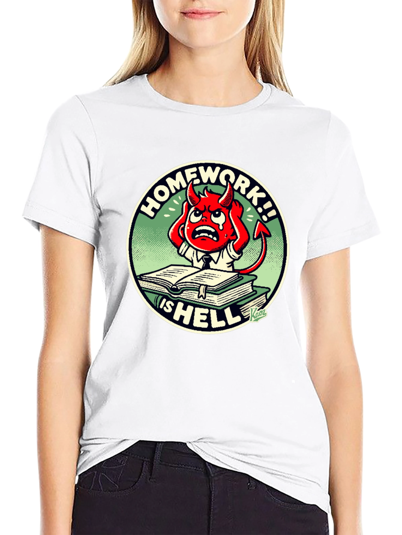 Homework is Hell T-Shirt - Devilish Design!