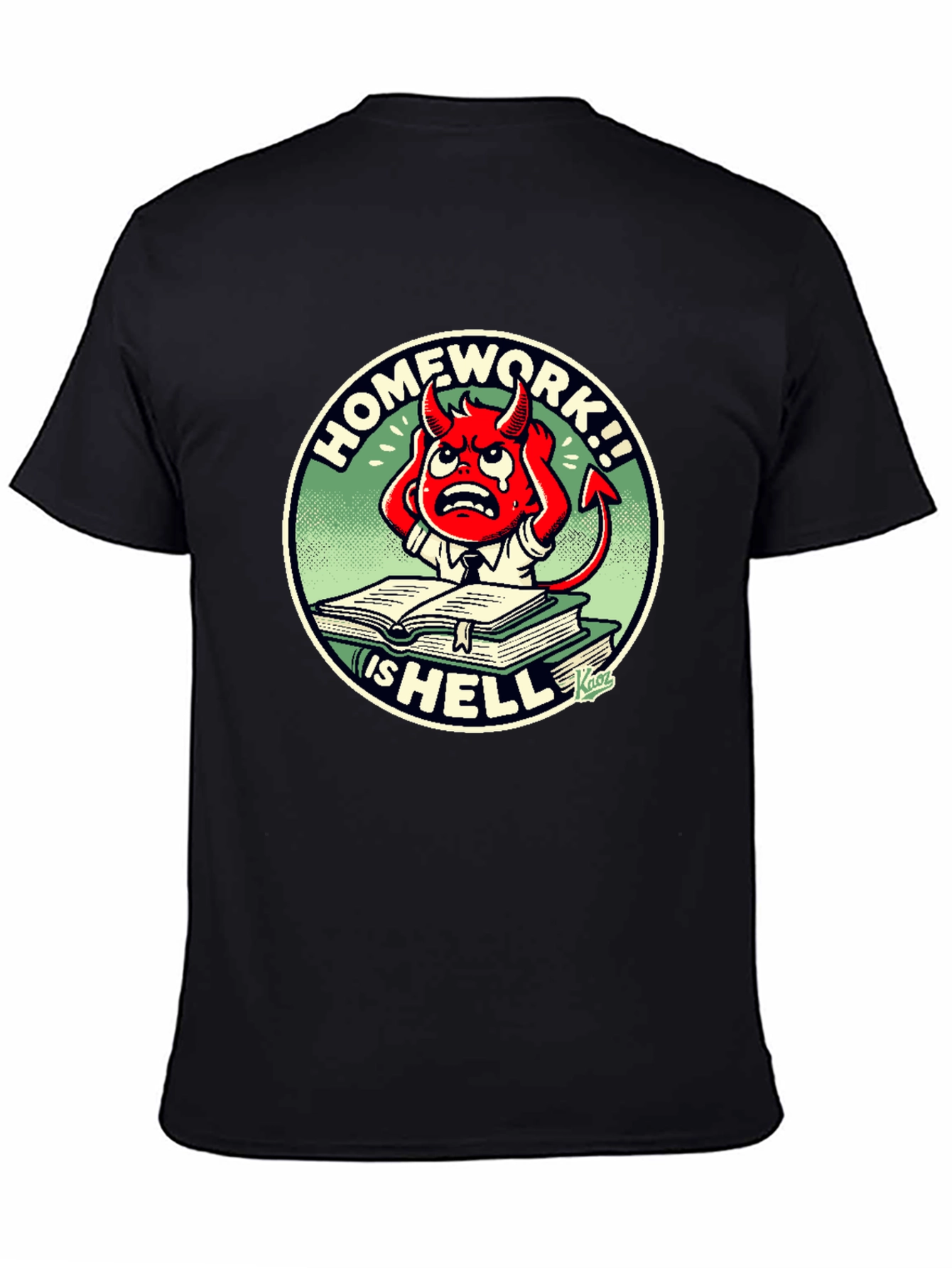 Homework is Hell T-Shirt - Devilish Design!