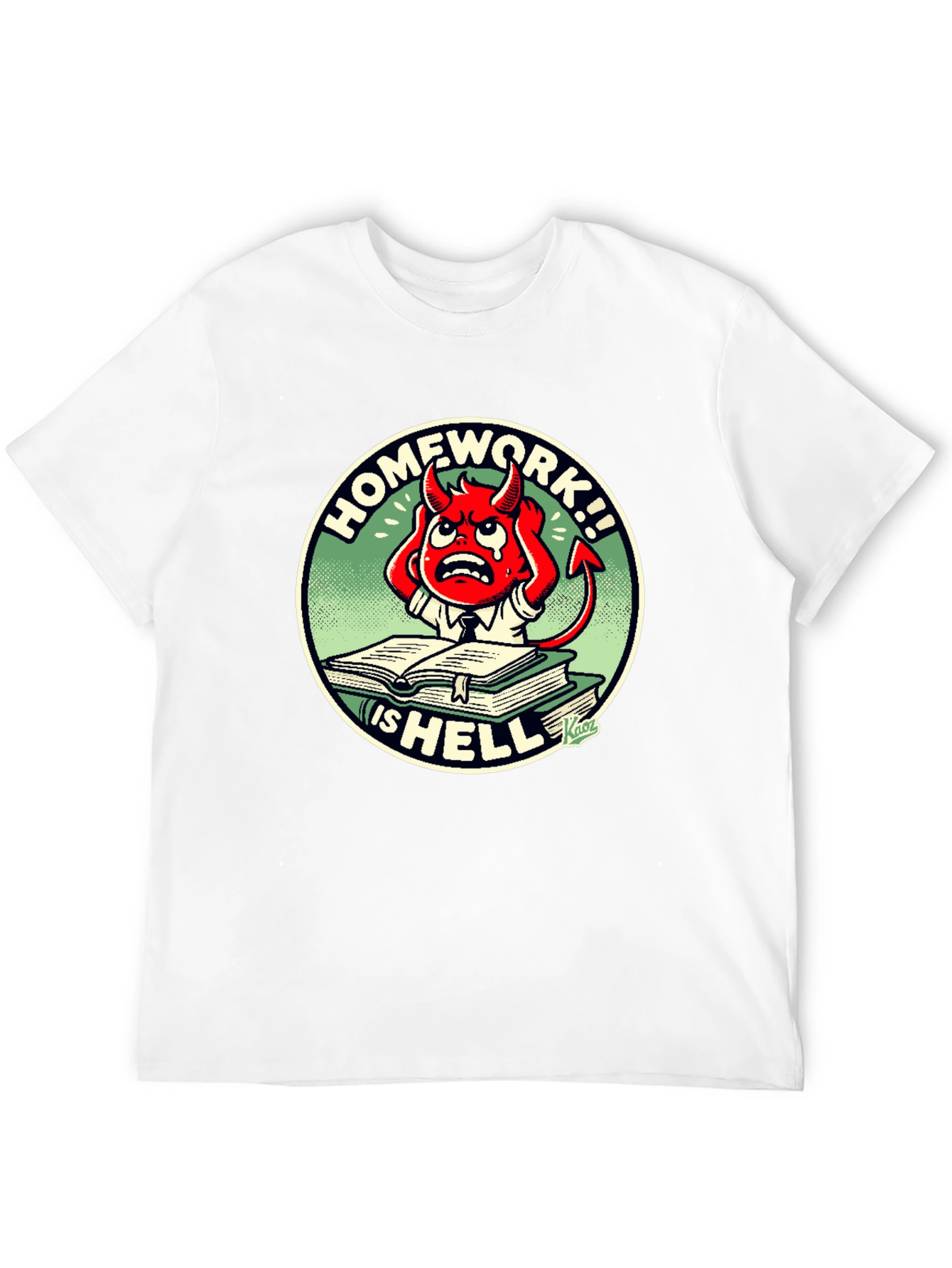 Homework is Hell T-Shirt - Devilish Design!