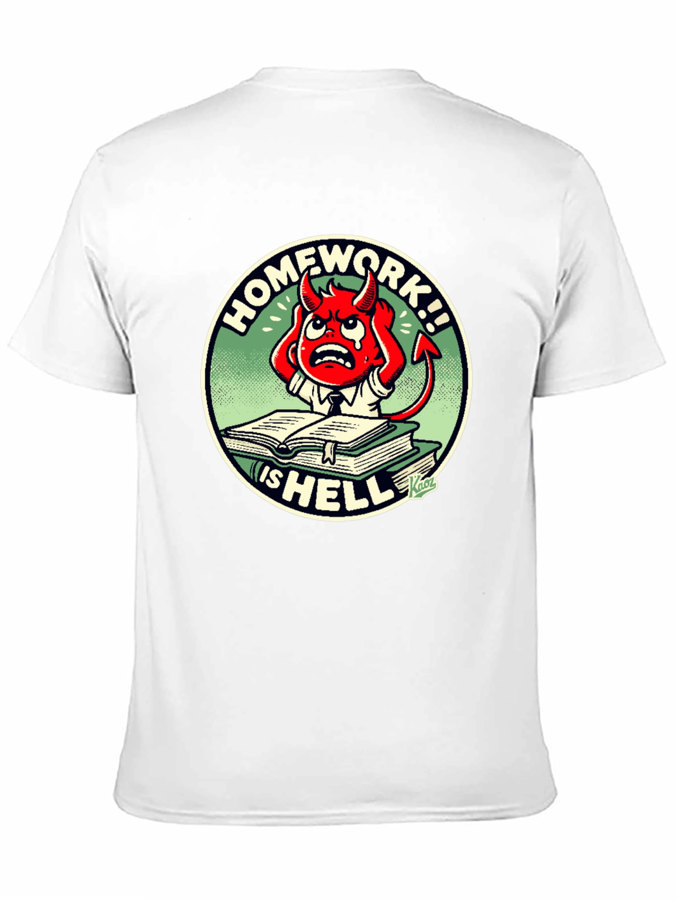 Homework is Hell T-Shirt - Devilish Design!