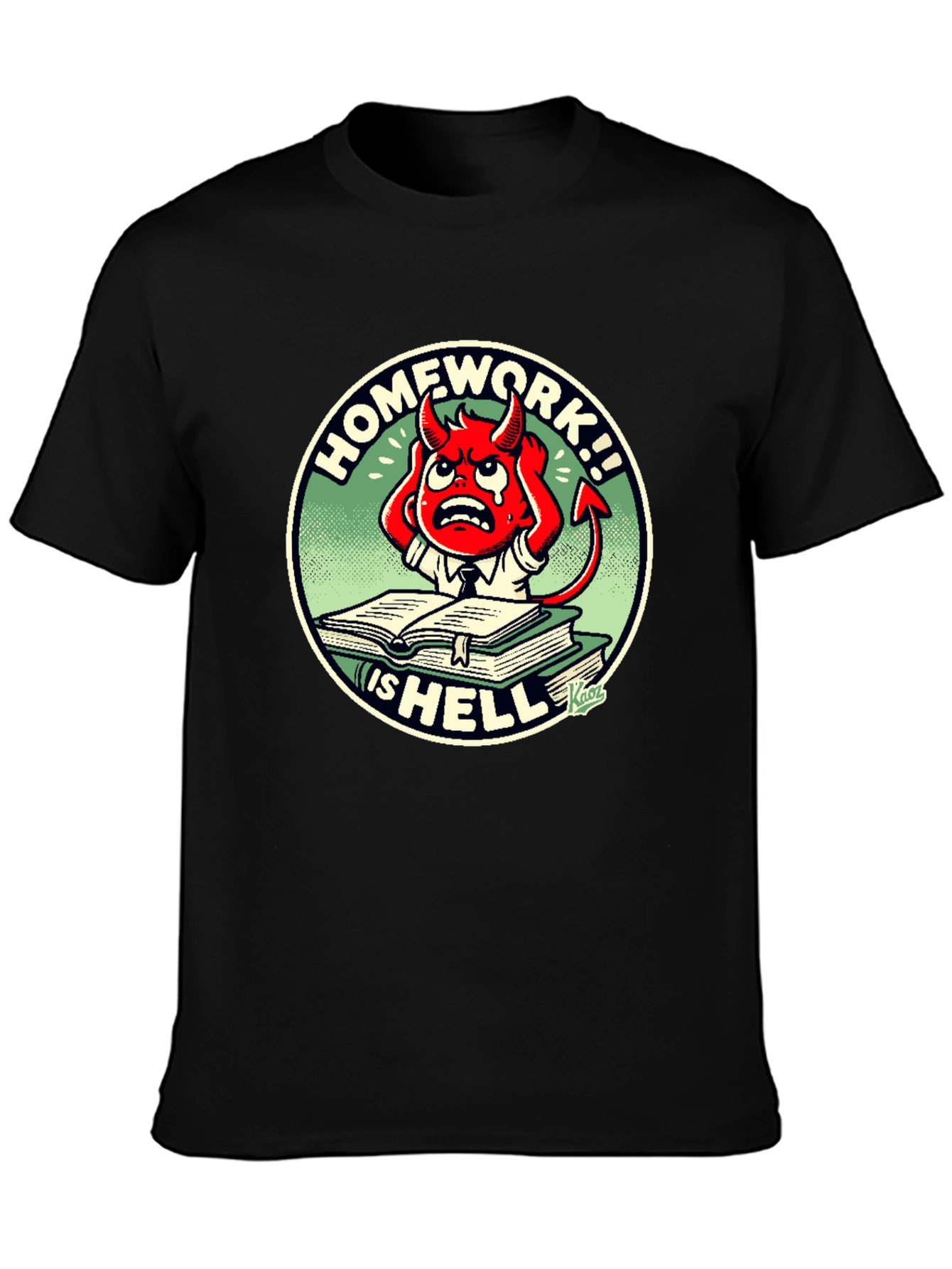 Homework is Hell T-Shirt - Devilish Design!