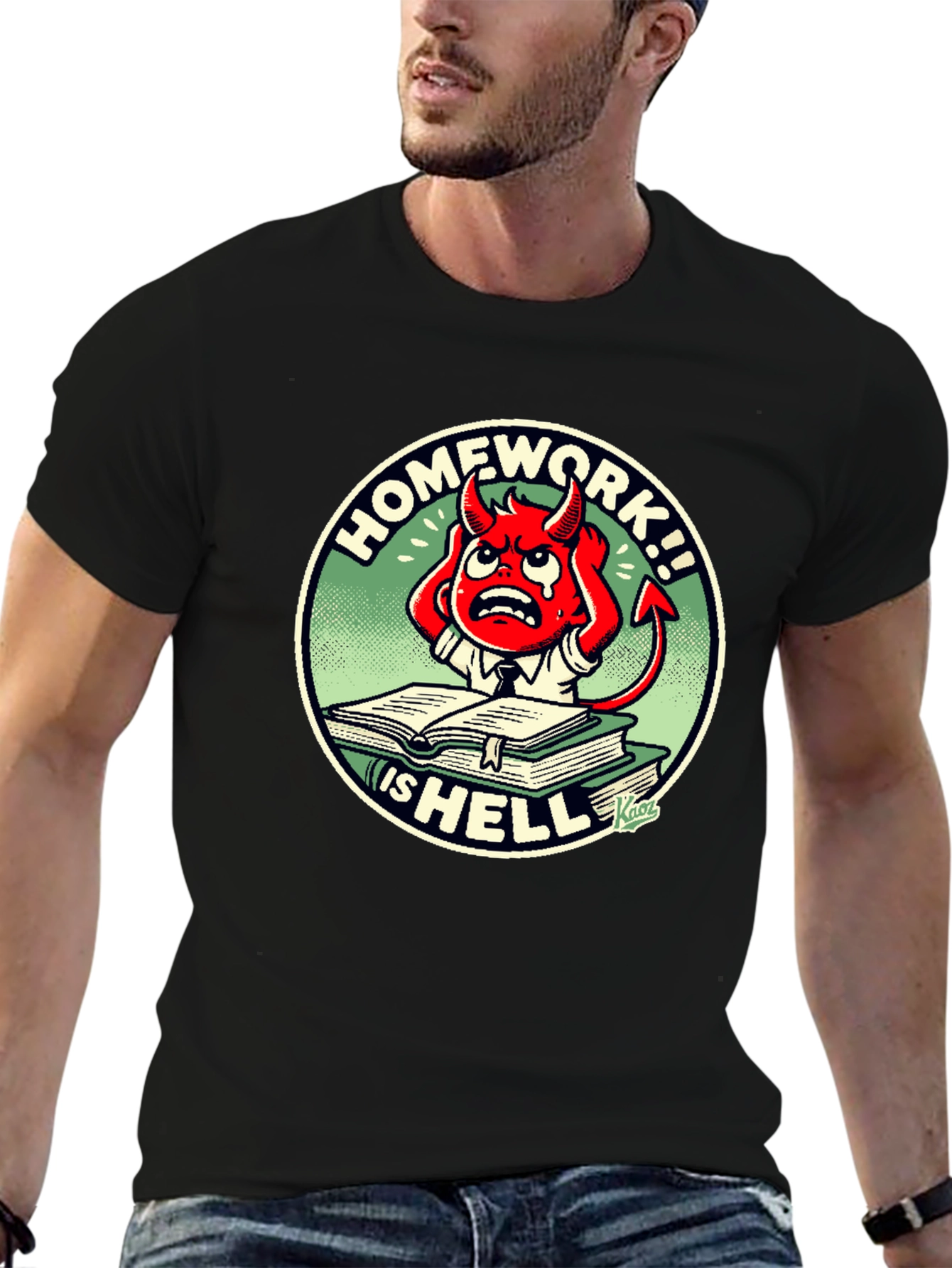 Homework is Hell T-Shirt - Devilish Design!