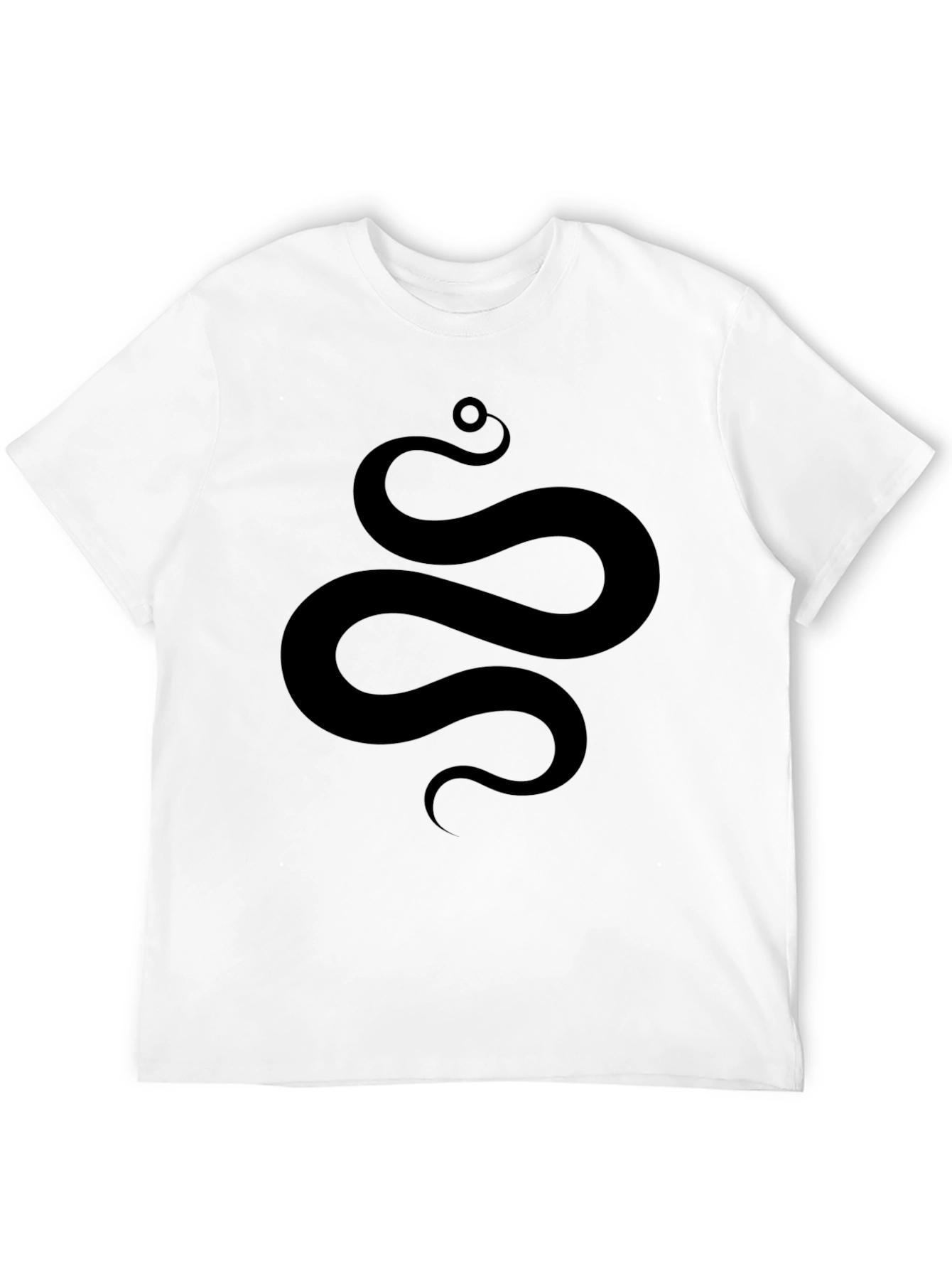 Serpentine Graphic Tee - Sleek Snake Design Soft Cotton