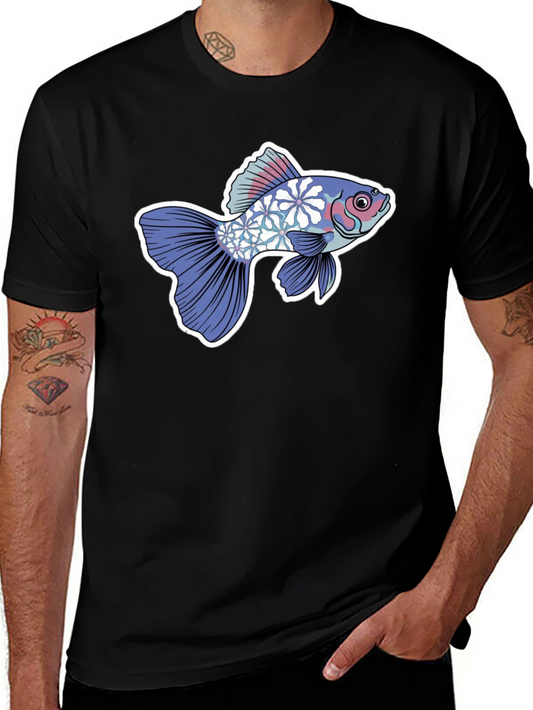 Floral Koi Graphic Tee