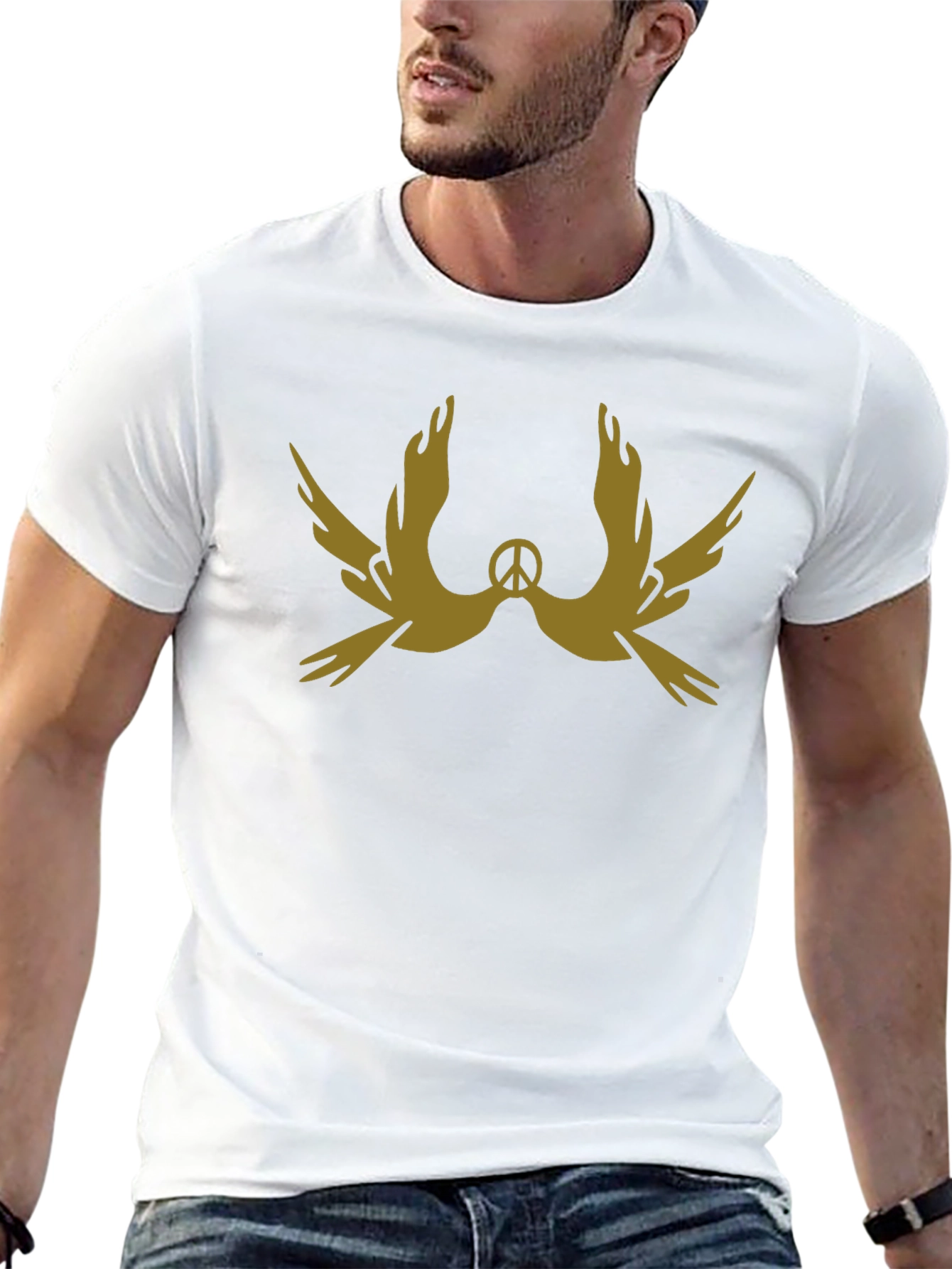 Peace Doves Graphic Tee - Mens