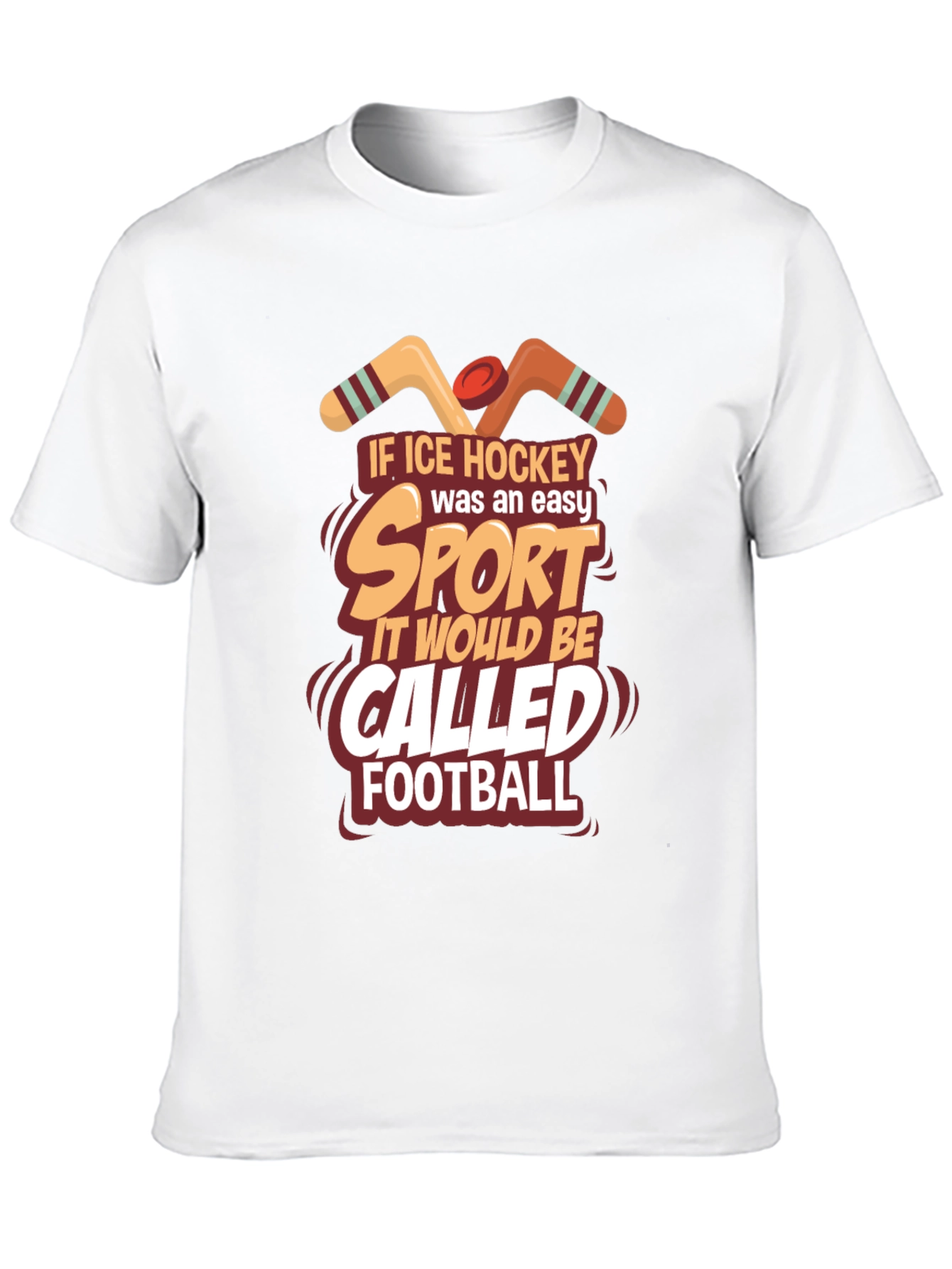Ice Hockey Easy Sport T-Shirt