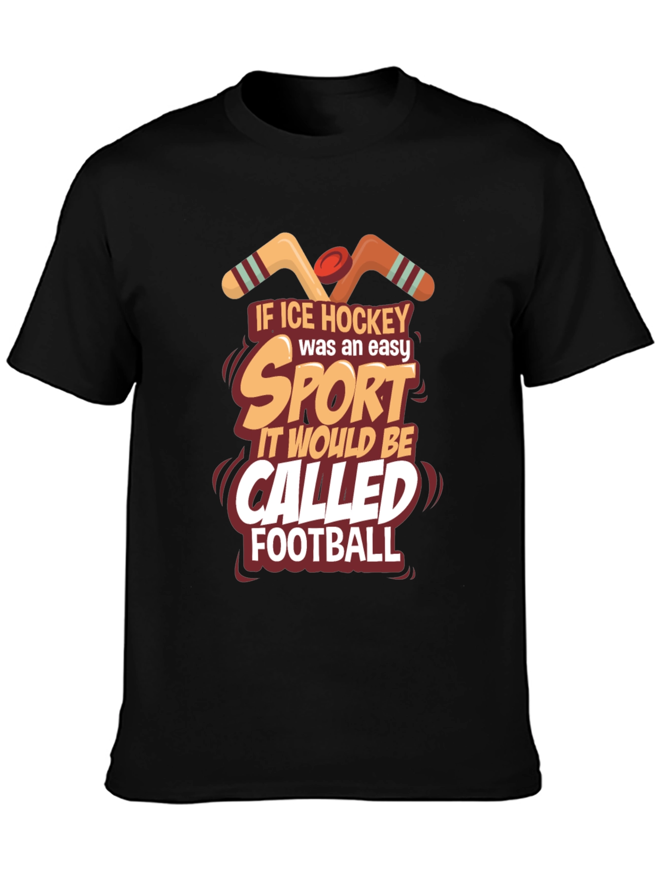 Ice Hockey Easy Sport T-Shirt