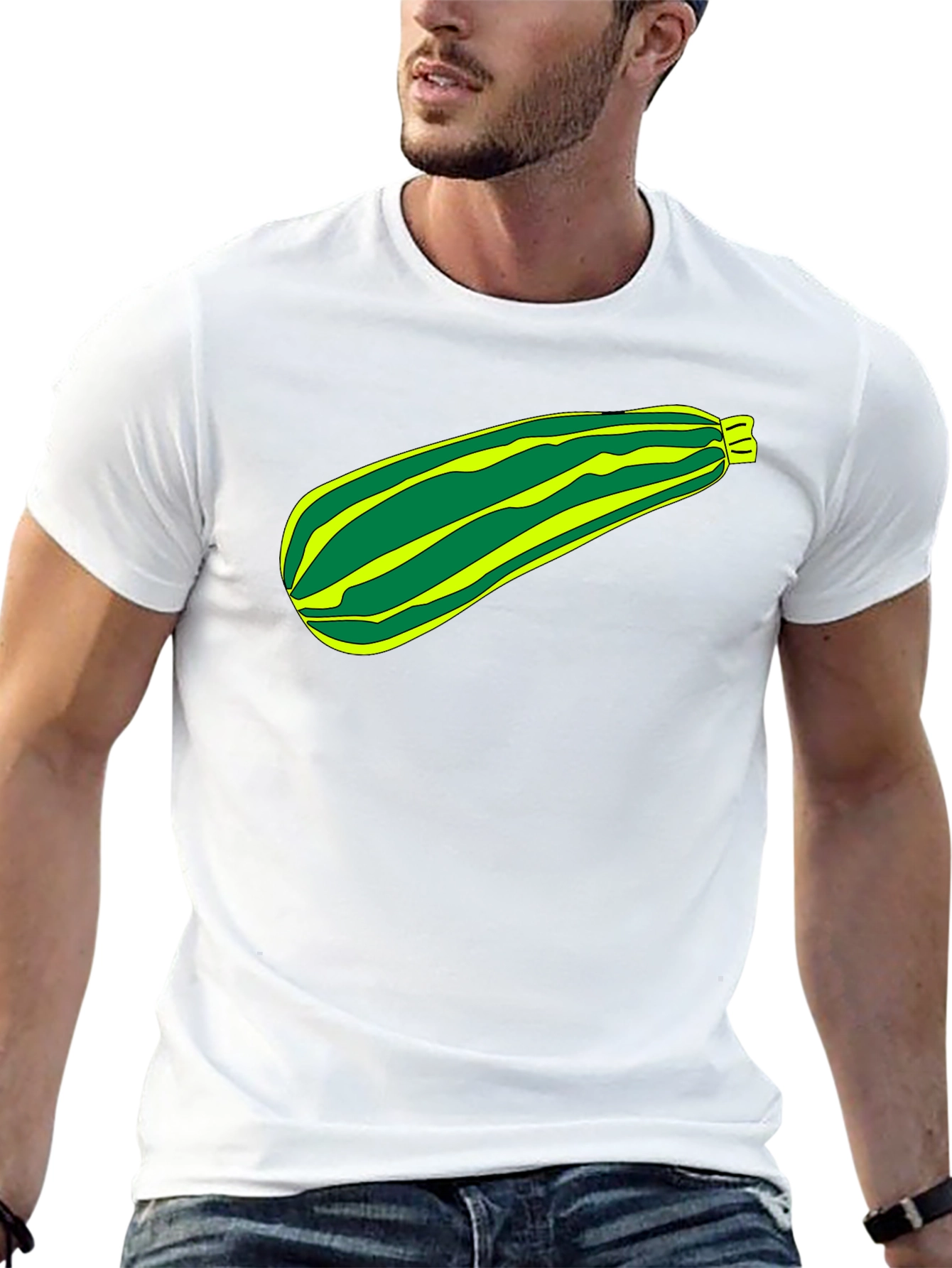 Zucchini Graphic Tee - Fun Food Shirt