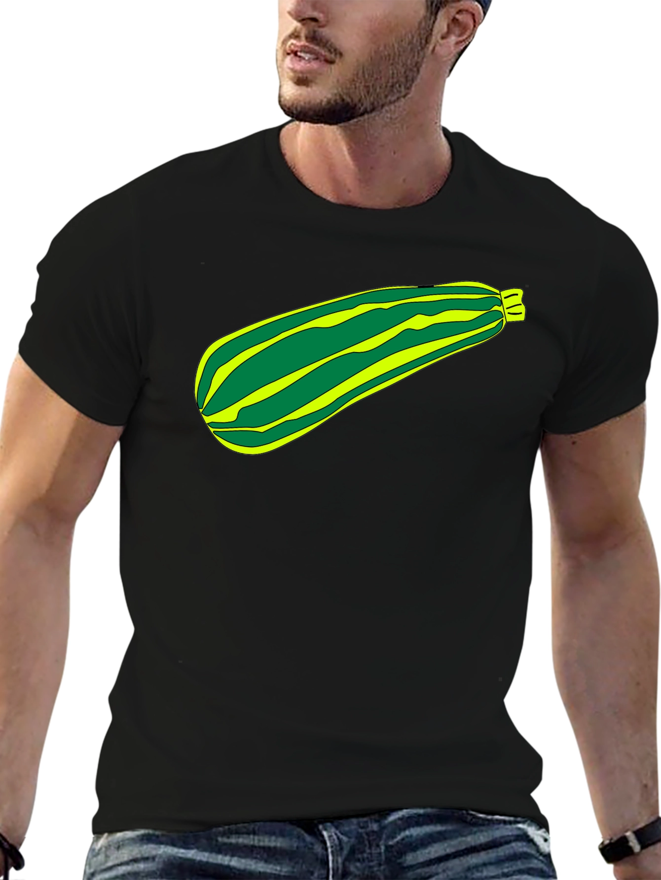 Zucchini Graphic Tee - Fun Food Shirt