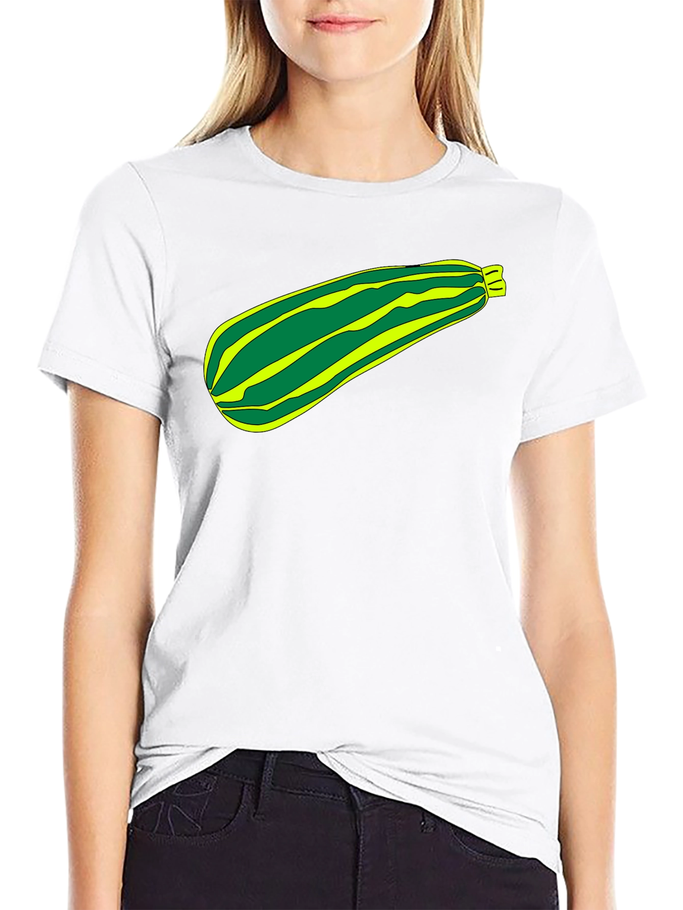 Zucchini Graphic Tee - Fun Food Shirt