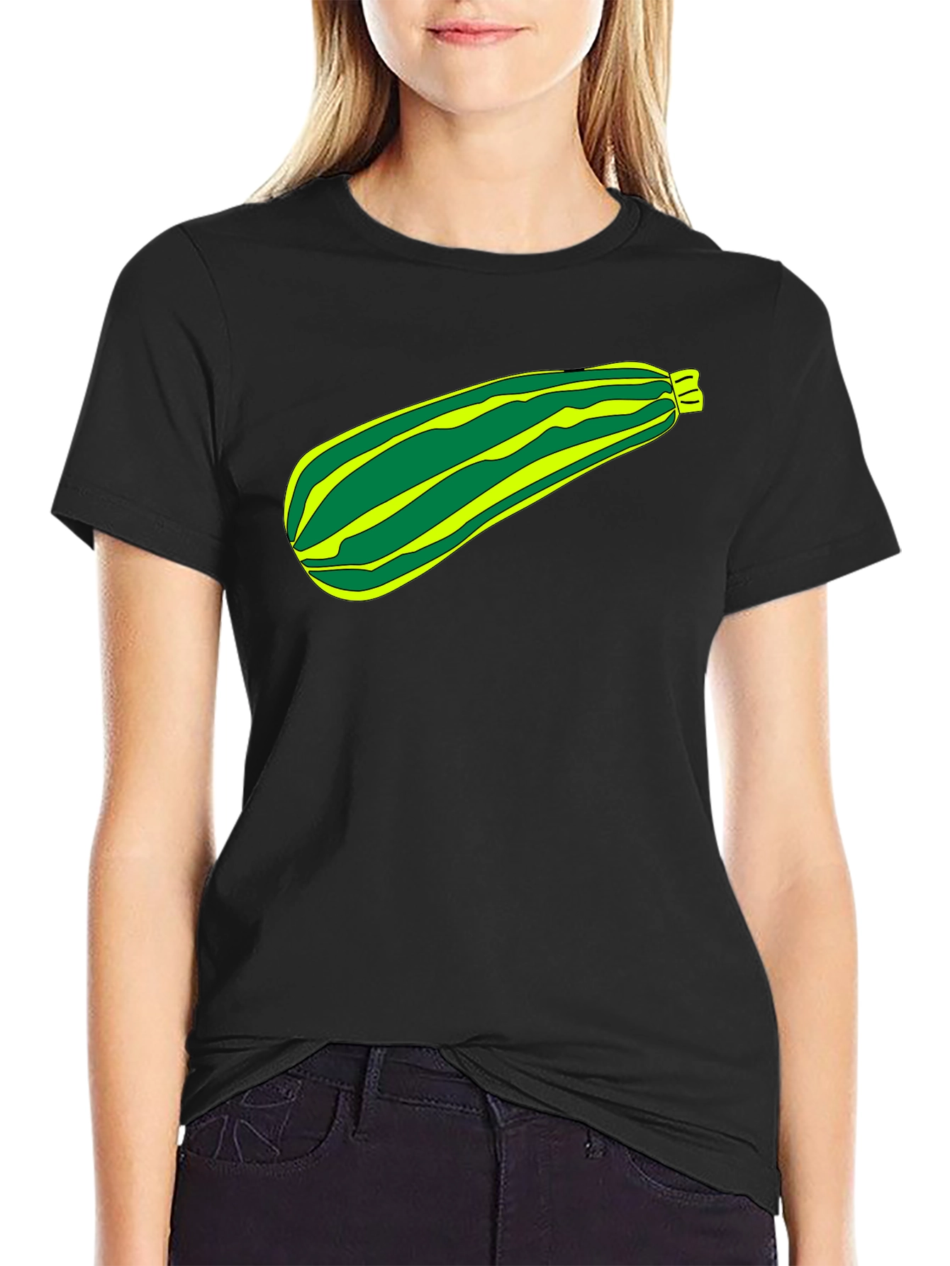 Zucchini Graphic Tee - Fun Food Shirt