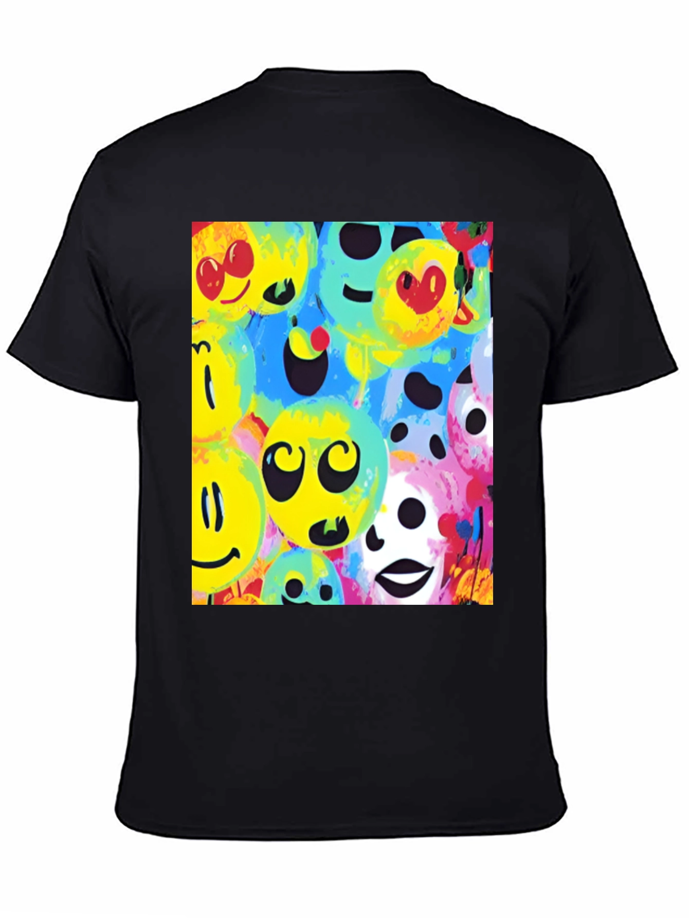 Funky Smiley Face Graphic Tee